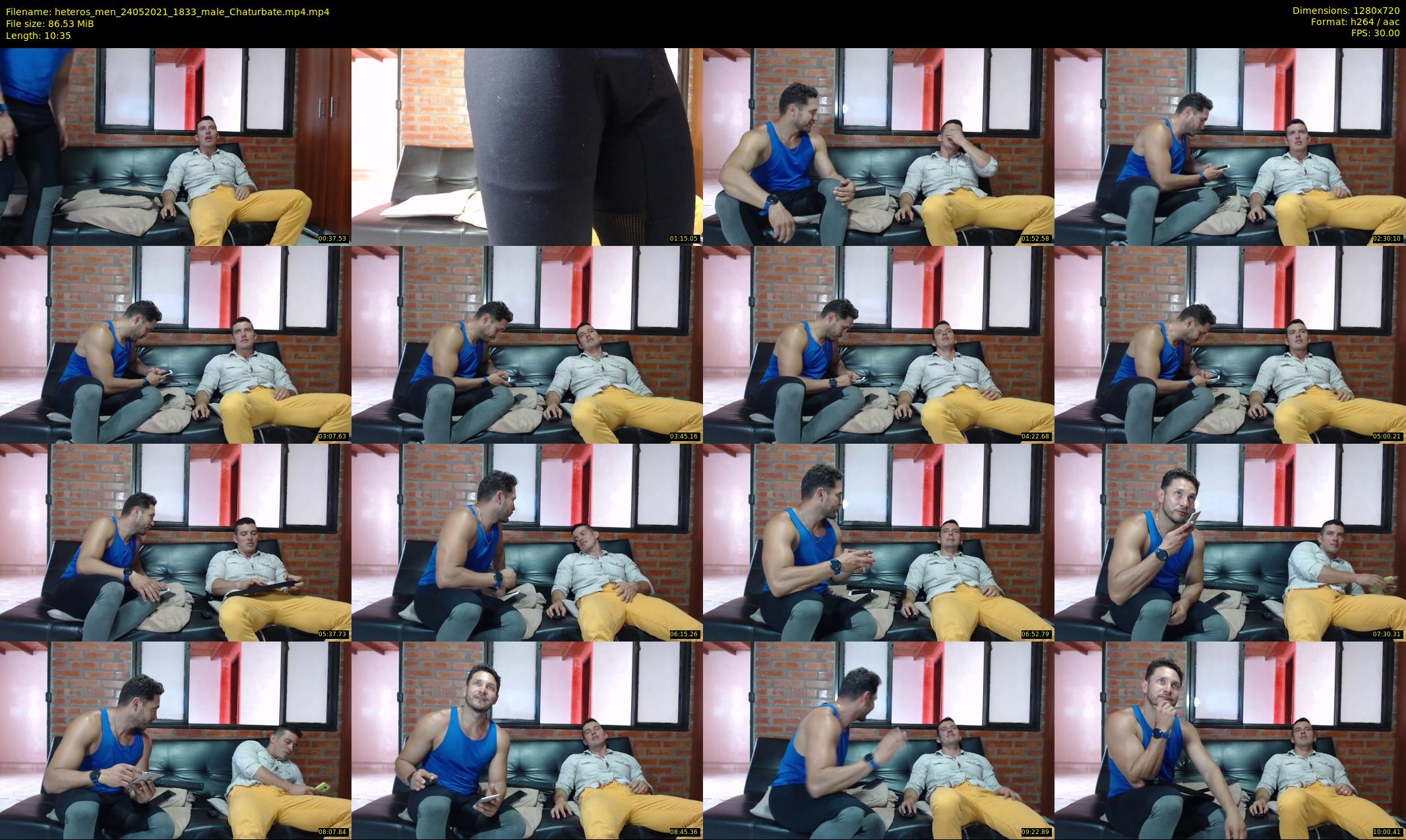 heteros_men — 11 minute Chaturbate male cam show recording, 720p, May 24, 2021