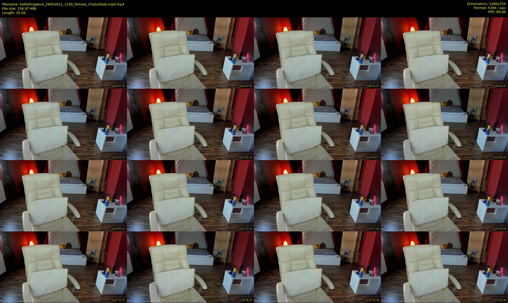 hotfallingdevil — 36 minute Chaturbate female cam show recording, 720p, May 24, 2021
