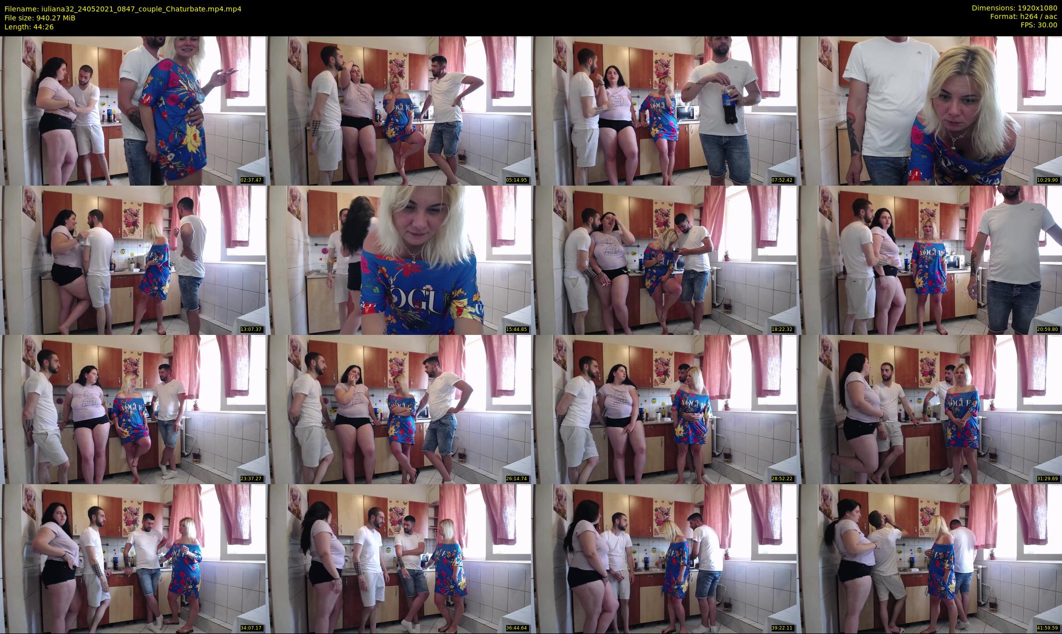 iuliana32 — 45 minute Chaturbate couple cam show recording, 1080p, May 24, 2021