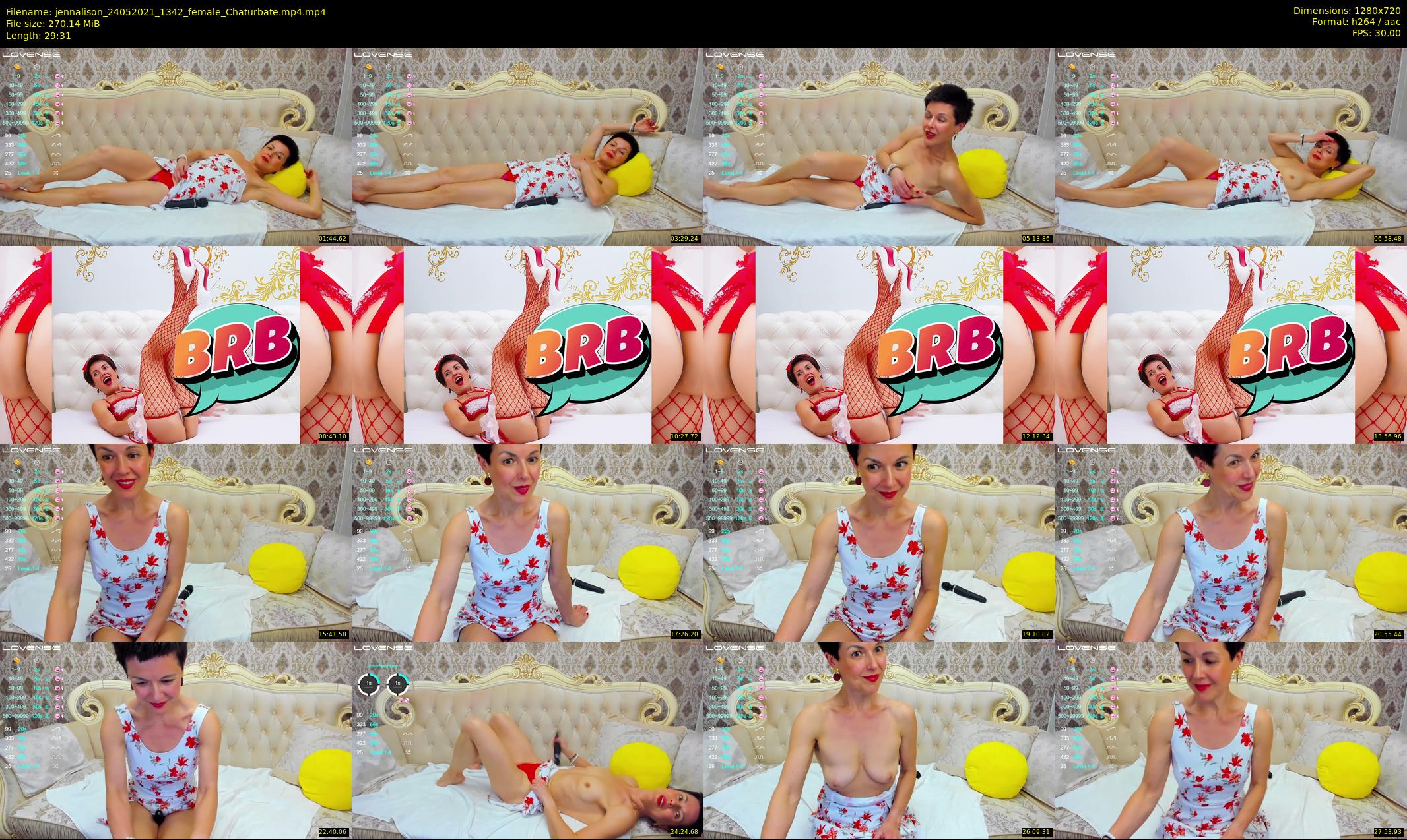 jennalison — 30 minute Chaturbate female cam show recording, 720p, May 24, 2021