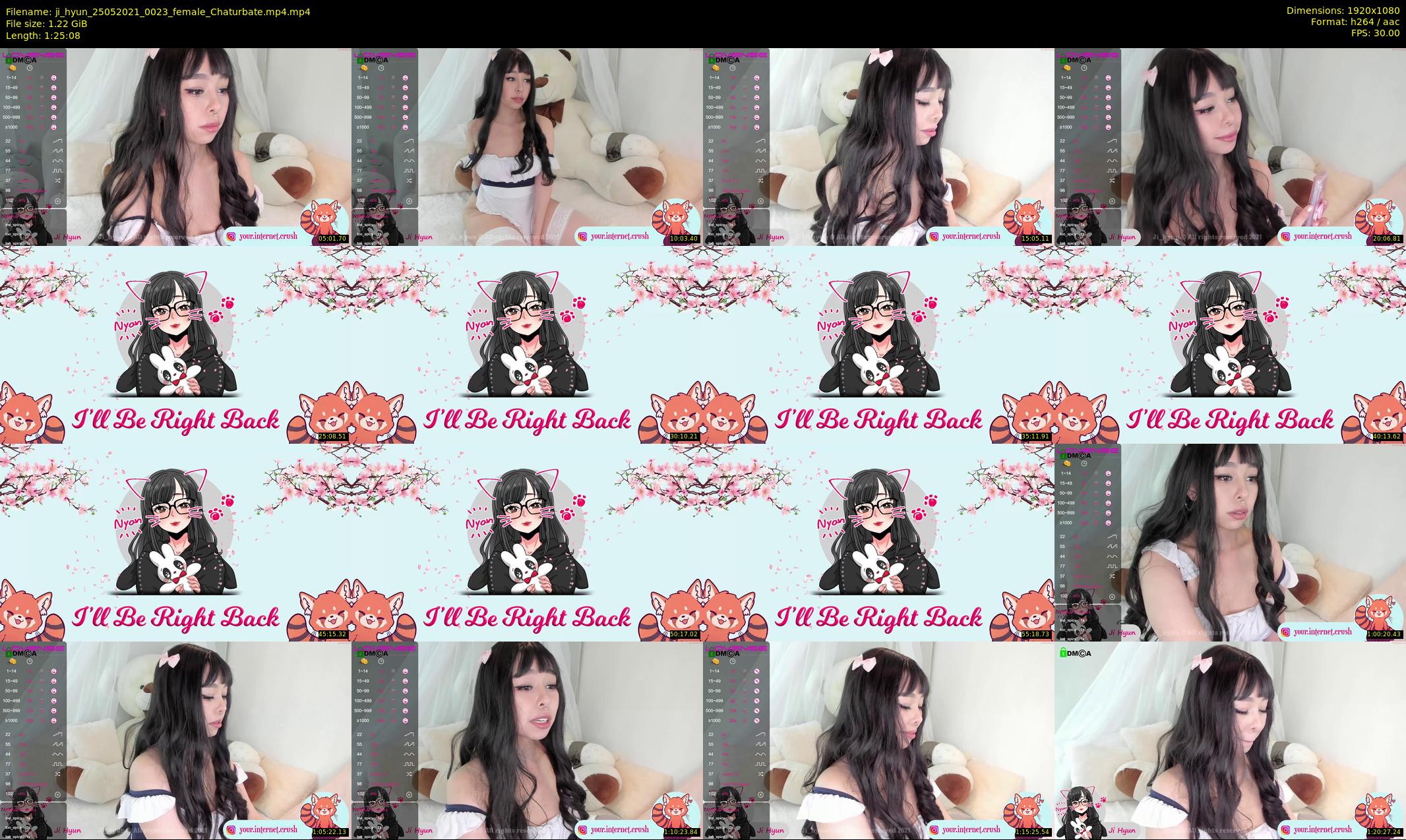 ji_hyun — 86 minute Chaturbate female cam show recording, 1080p, May 25, 2021