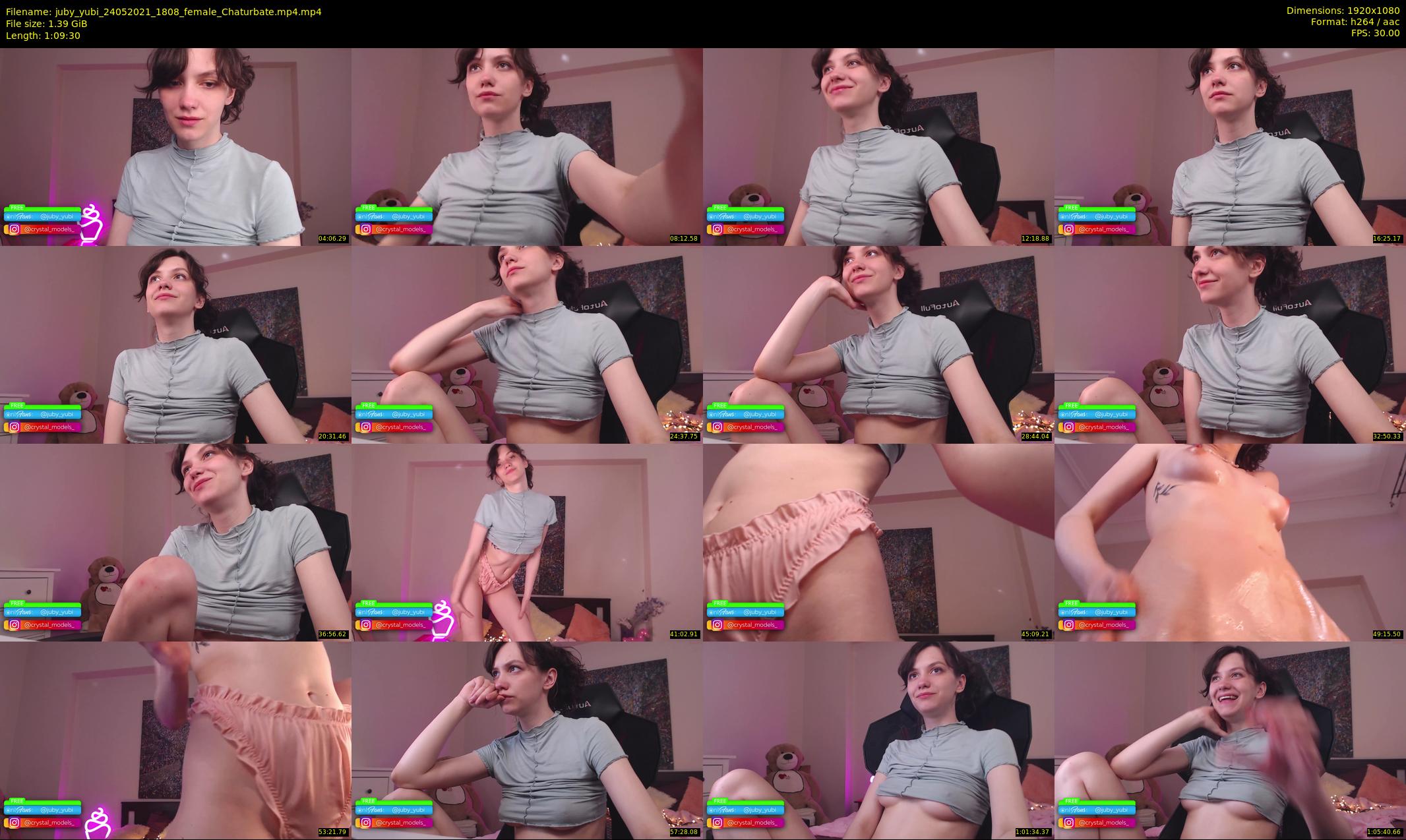 juby_yubi — 70 minute Chaturbate female cam show recording, 1080p, May 24, 2021