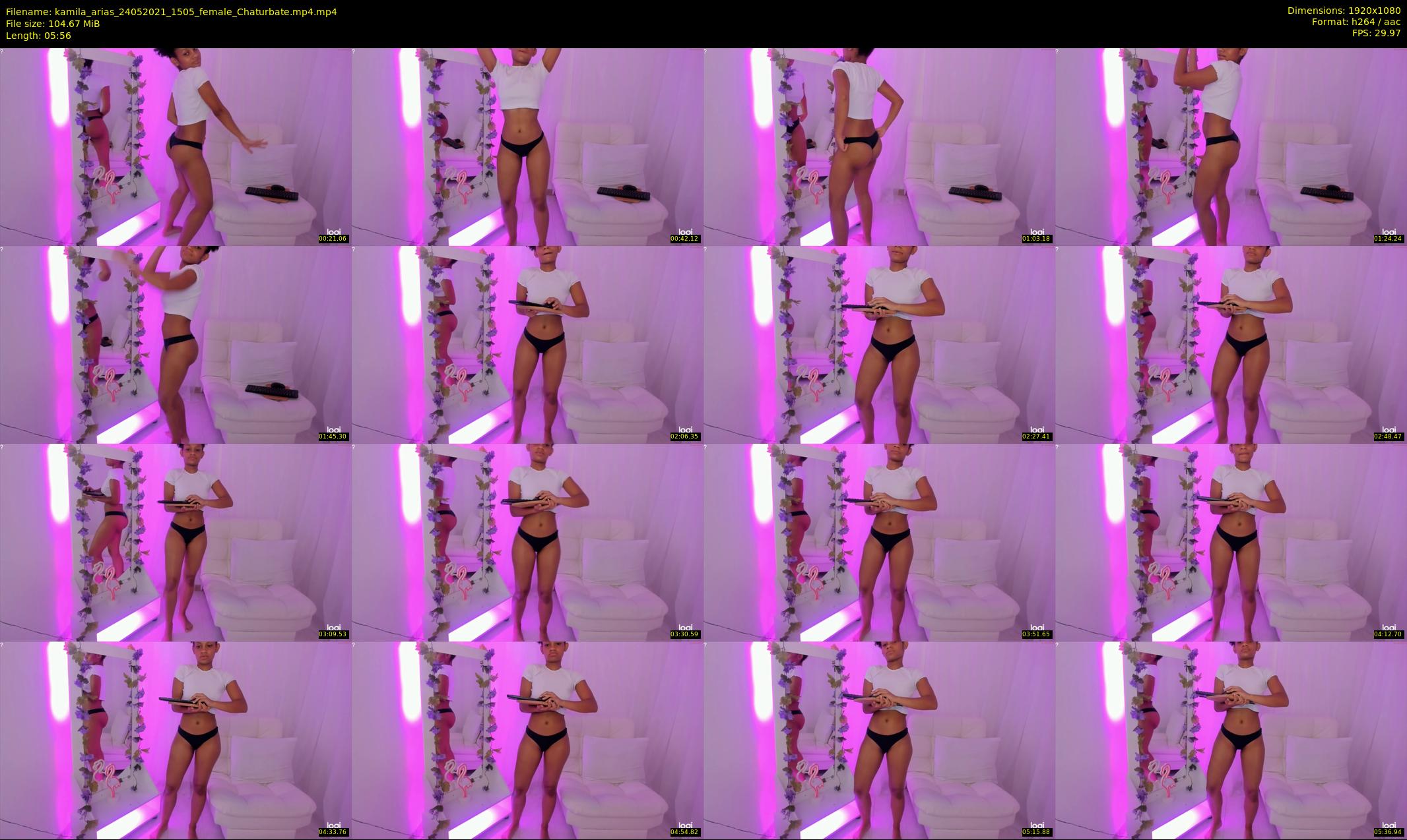 kamila_arias — 6 minute Chaturbate female cam show recording, 1080p, May 24, 2021