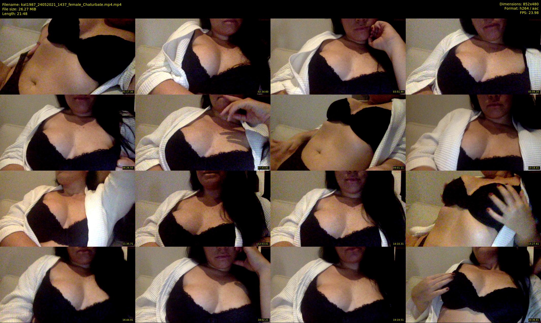 kat1987 — 22 minute Chaturbate female cam show recording, 480p, May 24, 2021