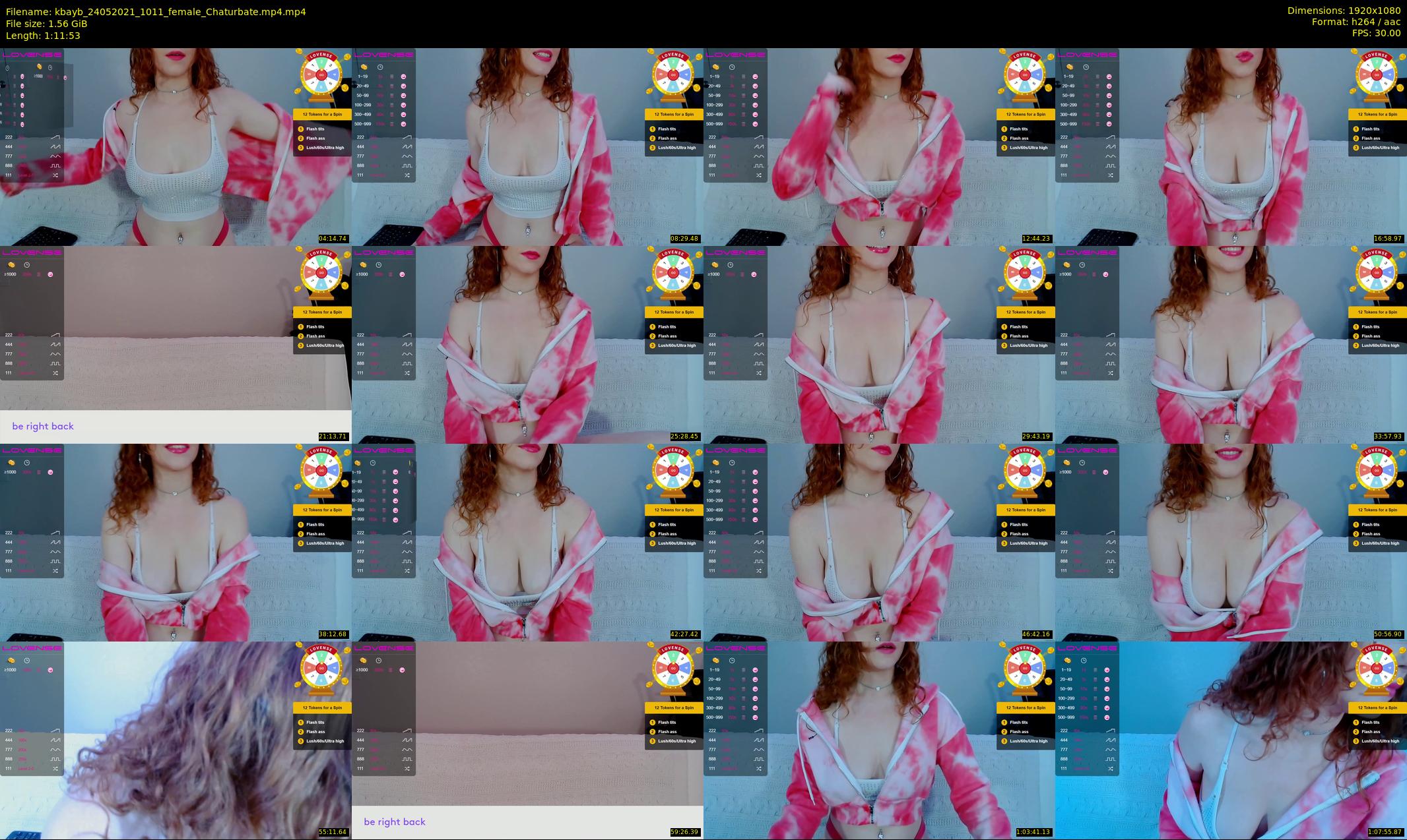 kbayb — 72 minute Chaturbate female cam show recording, 1080p, May 24, 2021