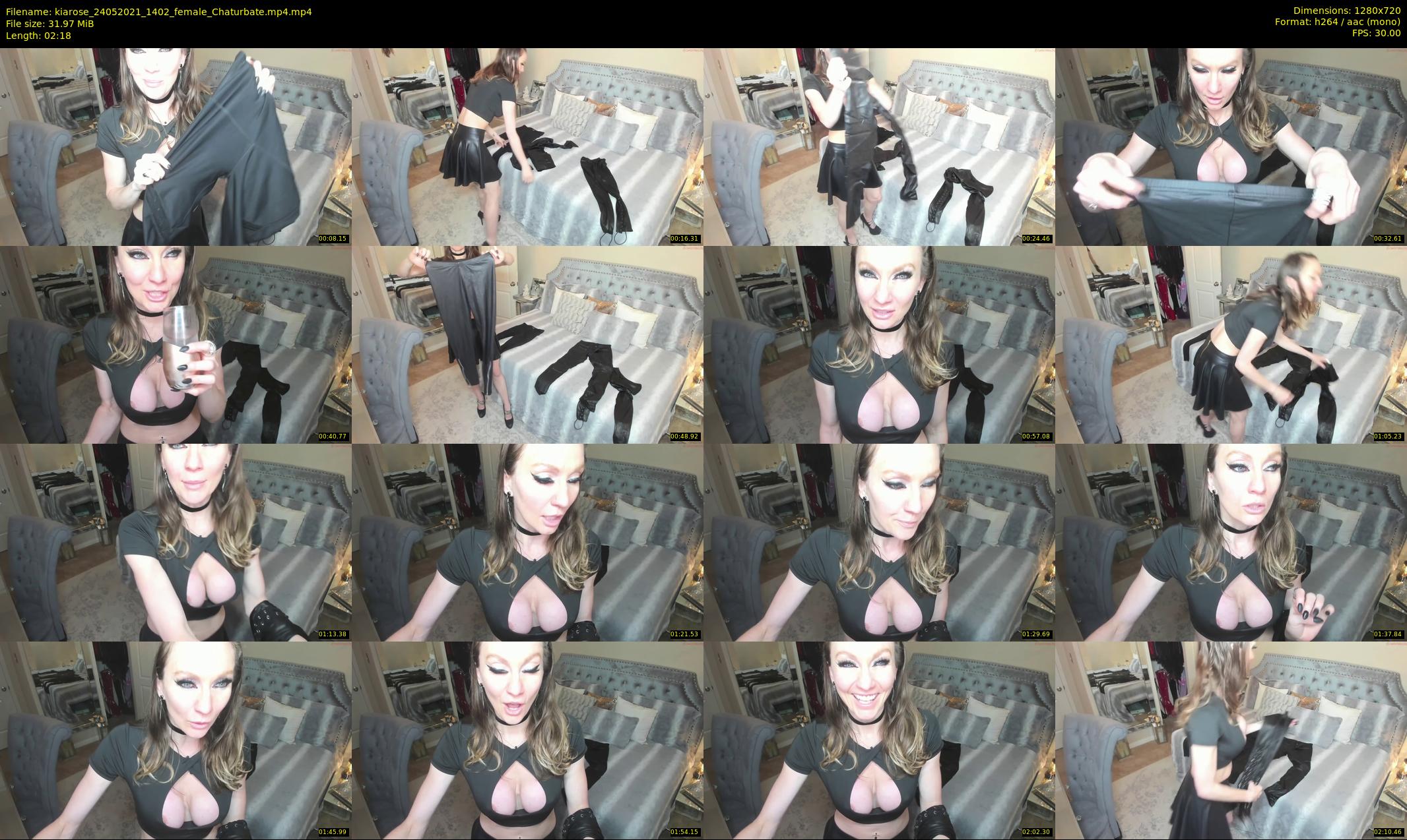 kiarose — 3 minute Chaturbate female cam show recording, 720p, May 24, 2021