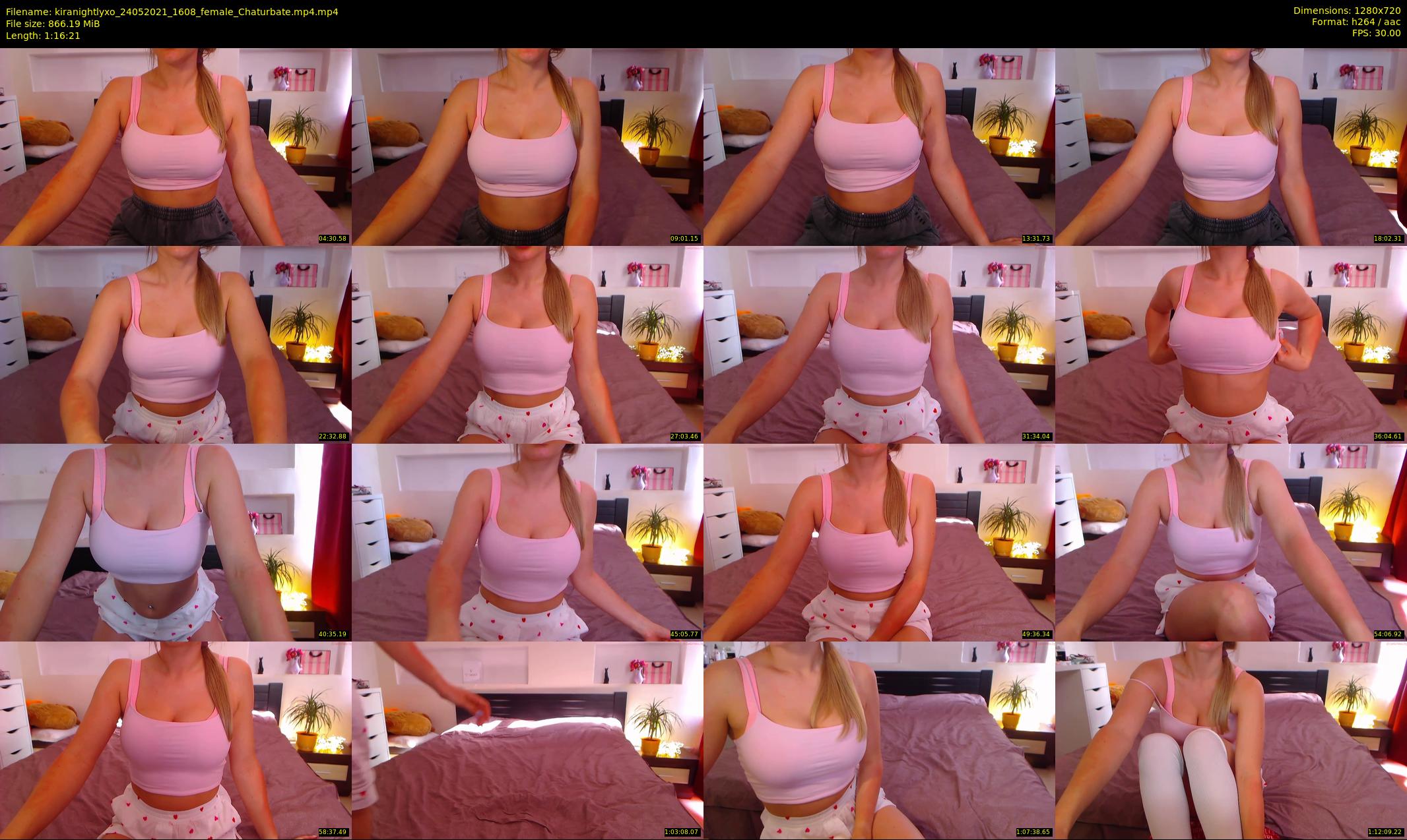 kiranightlyxo — 77 minute Chaturbate female cam show recording, 720p, May 24, 2021