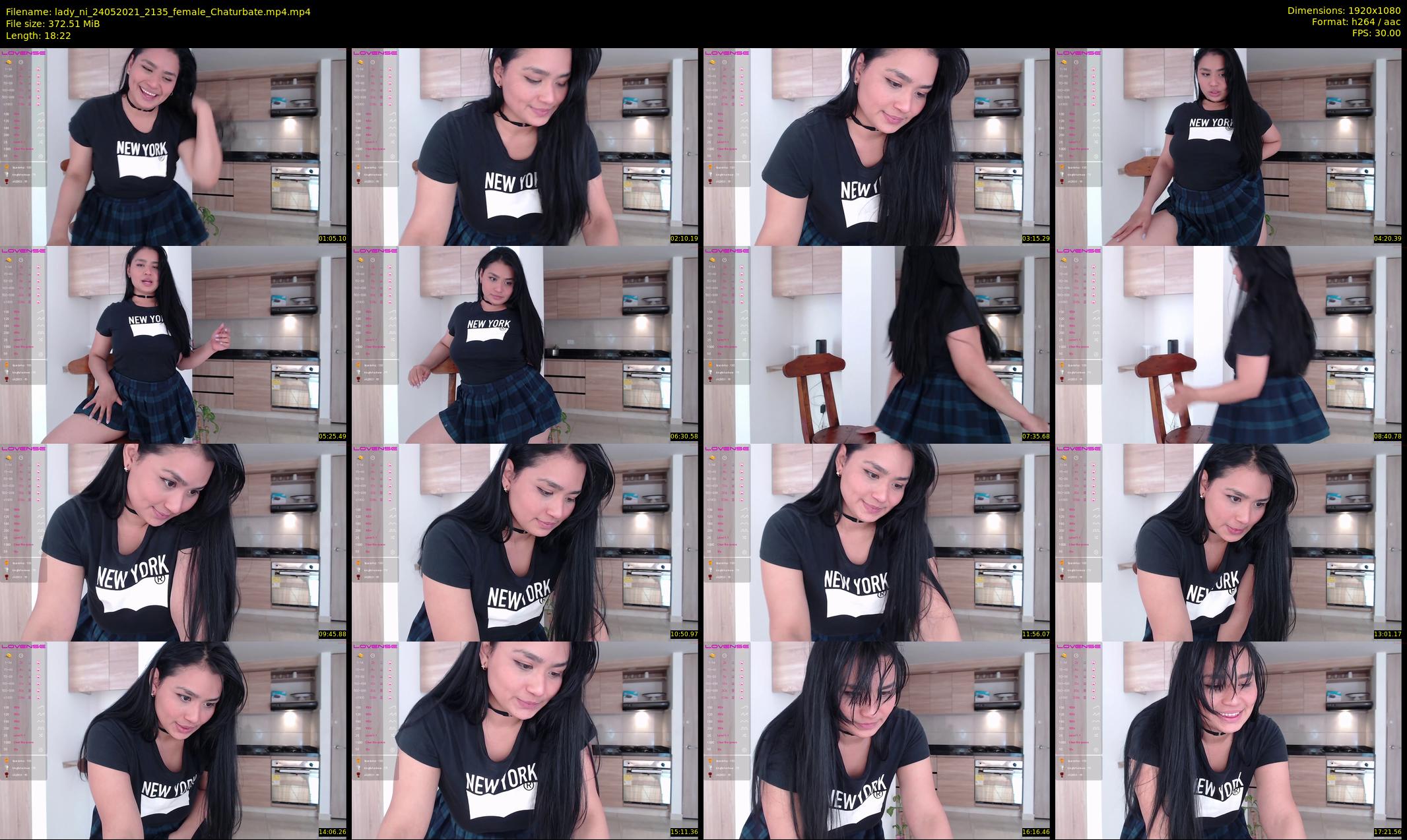 lady_ni — 19 minute Chaturbate female cam show recording, 1080p, May 24, 2021