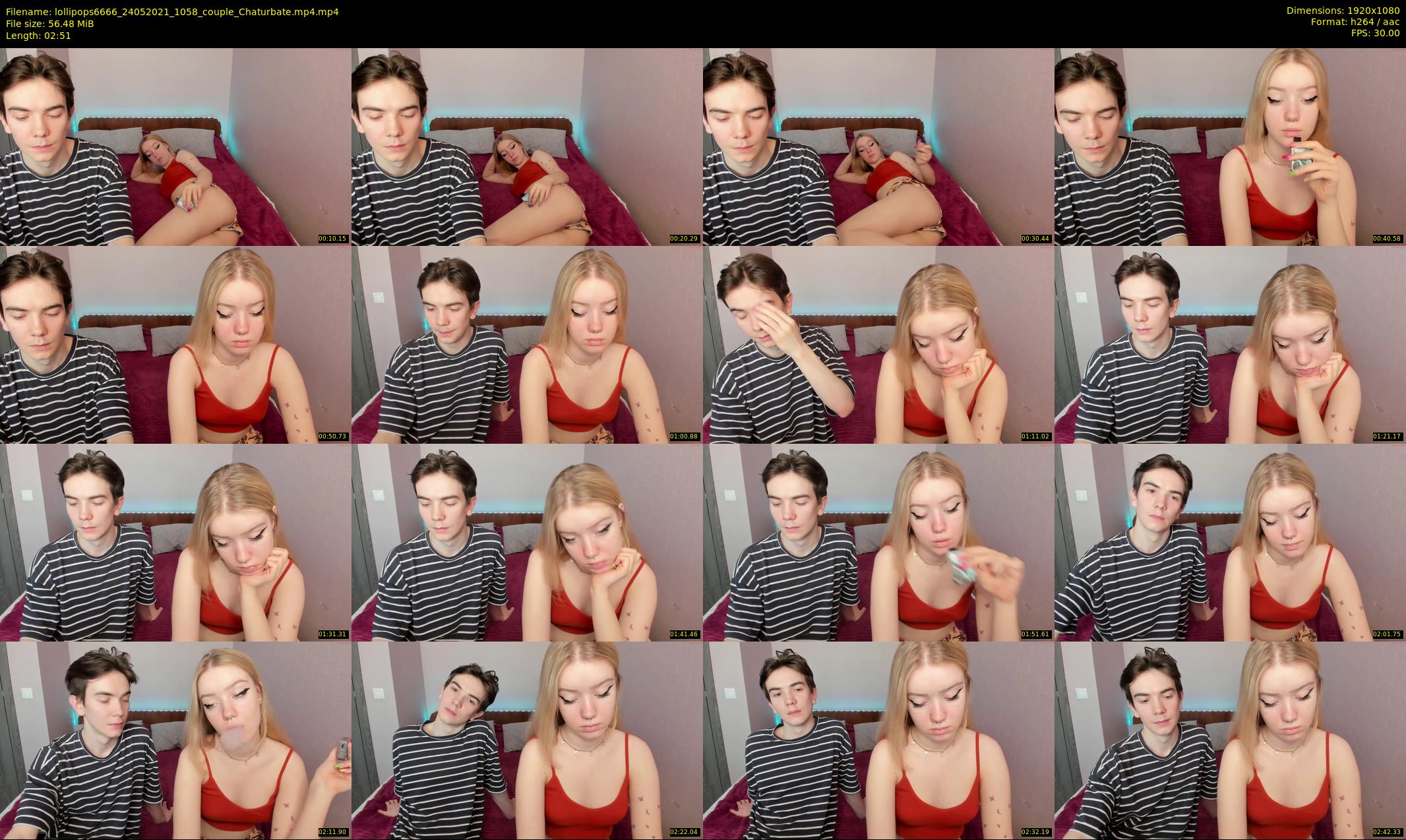 lollipops6666 — 3 minute Chaturbate couple cam show recording, 1080p, May 24, 2021