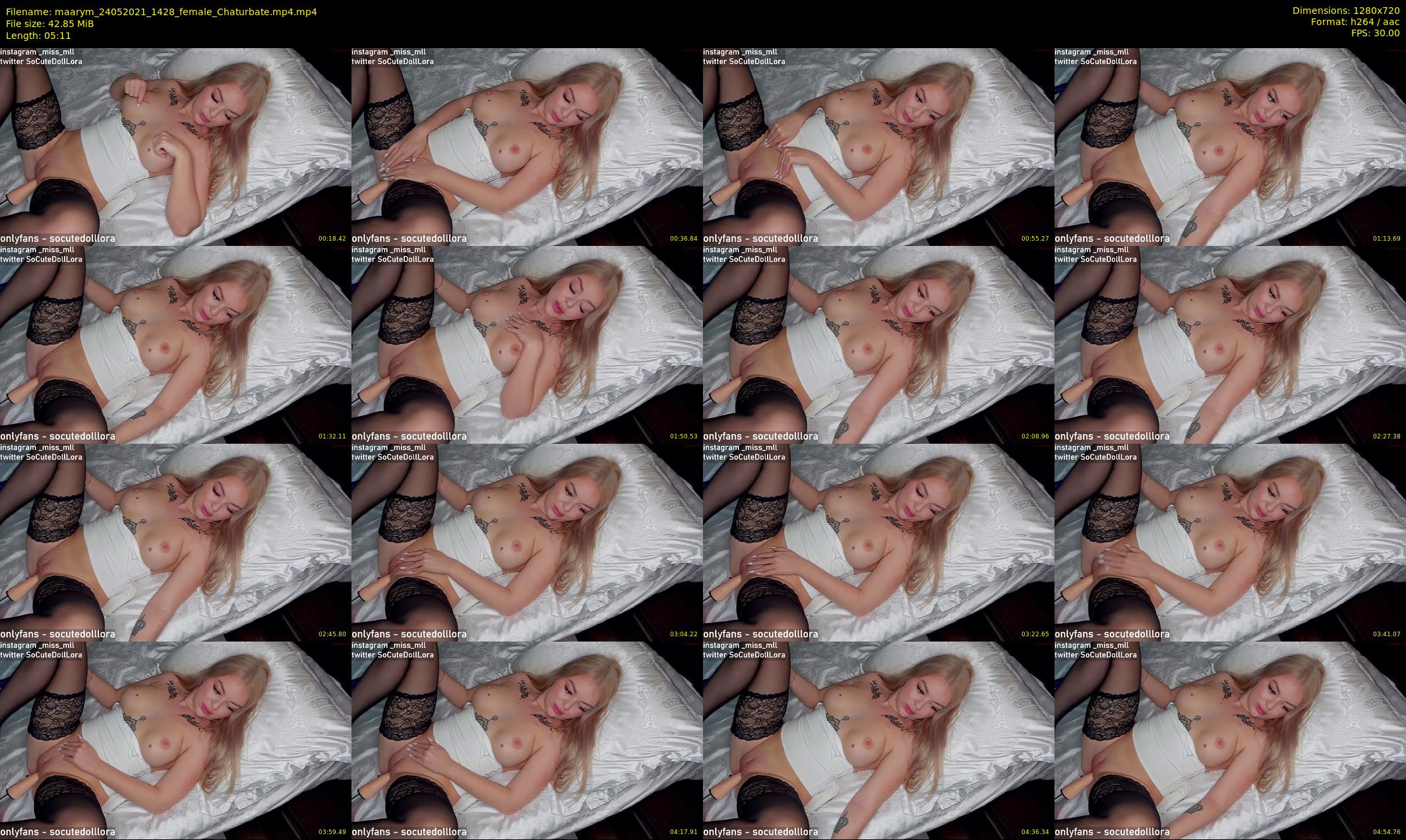 maarym — 6 minute Chaturbate couple cam show recording, 720p, May 24, 2021