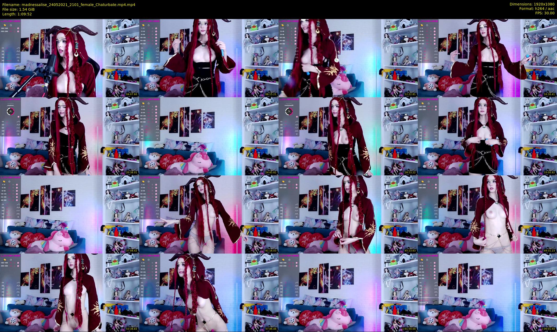 madnessalise — 70 minute Chaturbate female cam show recording, 1080p, May 24, 2021