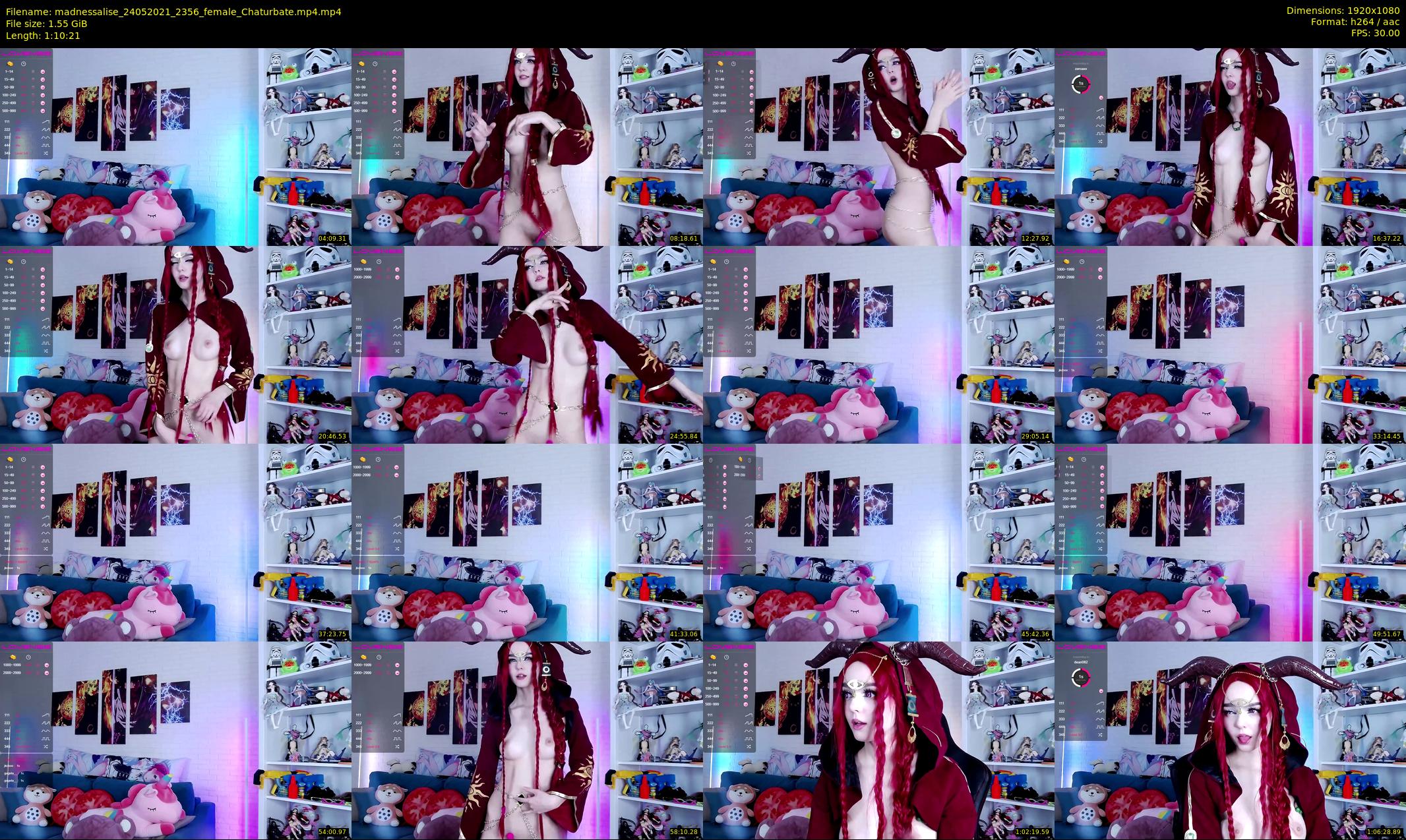 madnessalise — 71 minute Chaturbate female cam show recording, 1080p, May 24, 2021