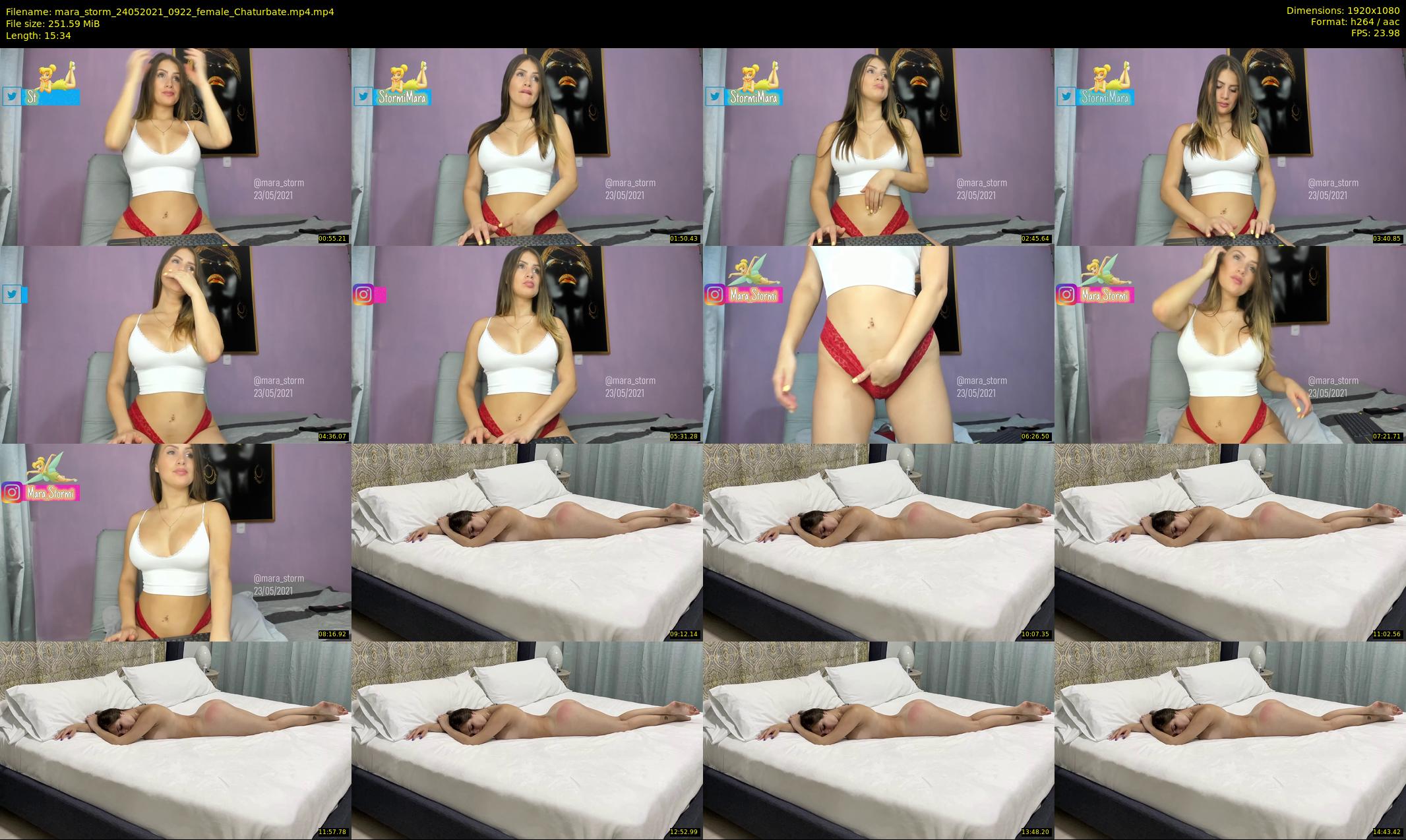 mara_storm — 16 minute Chaturbate female cam show recording, 1080p, May 24, 2021