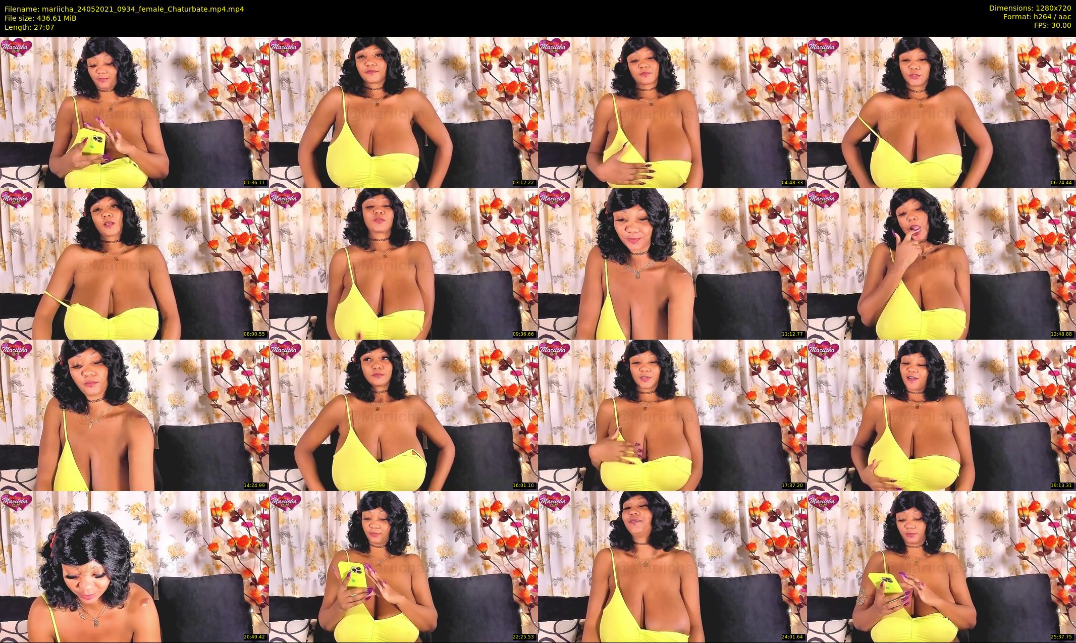 mariicha — 28 minute Chaturbate female cam show recording, 720p, May 24, 2021