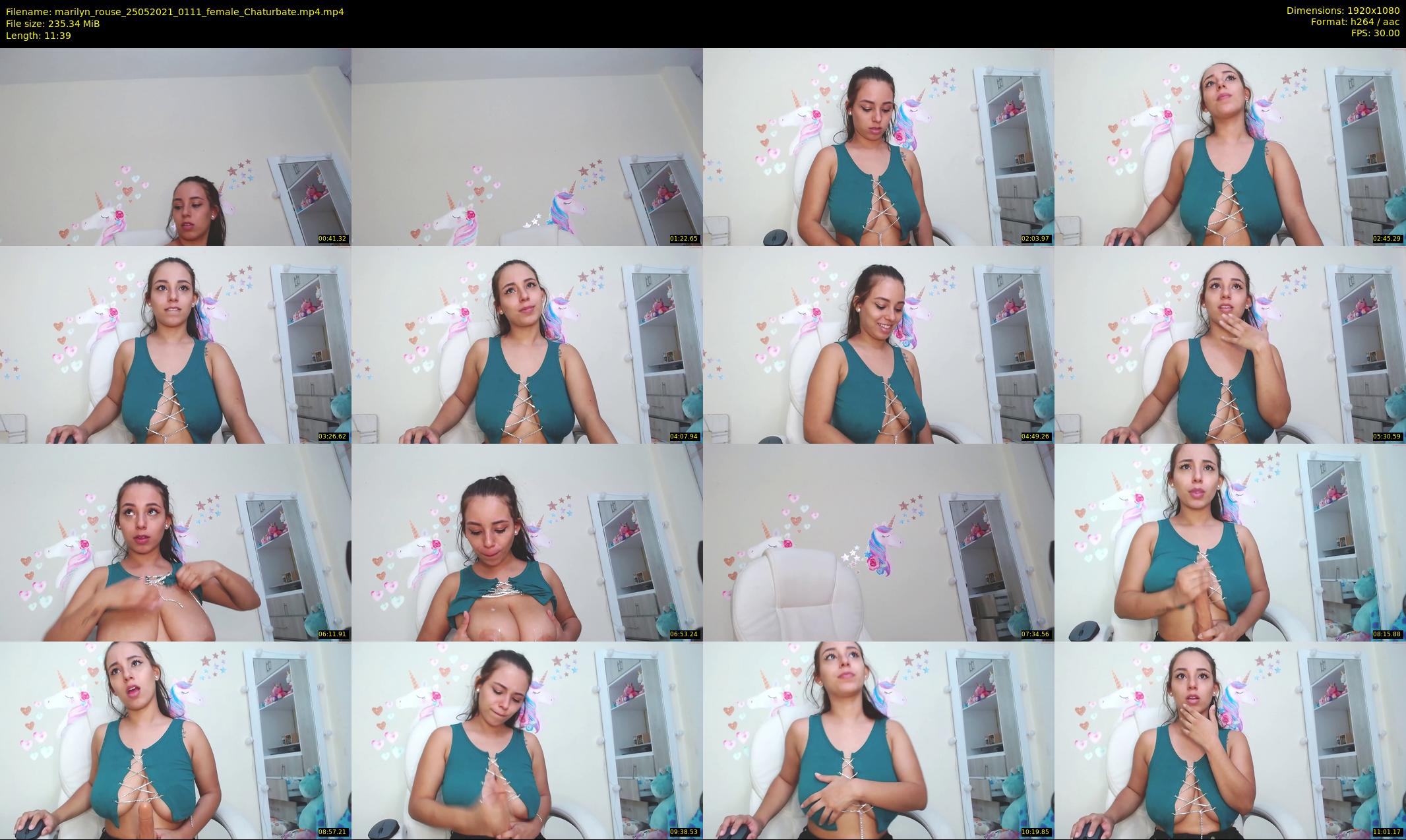 marilyn_rouse — 12 minute Chaturbate female cam show recording, 1080p, May 25, 2021