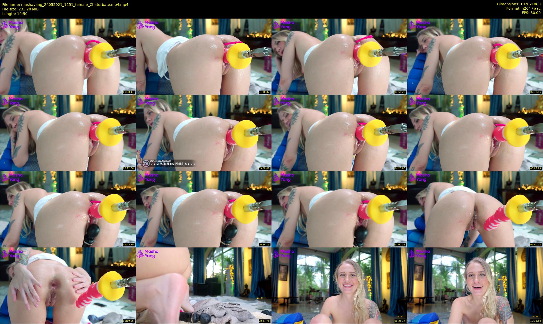 mashayang — 11 minute Chaturbate female cam show recording, 1080p, May 24, 2021