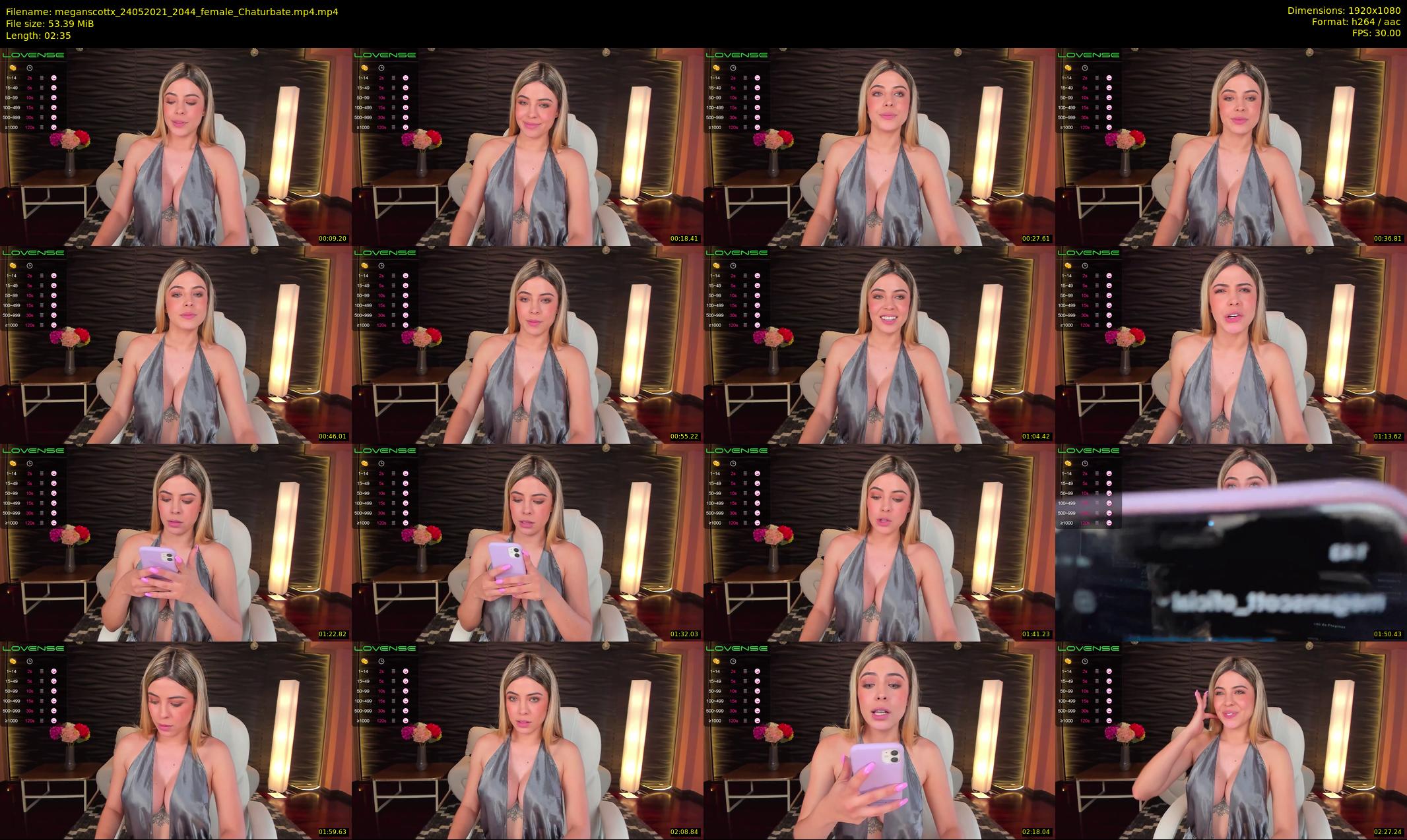 meganscottx — 3 minute Chaturbate female cam show recording, 1080p, May 24, 2021