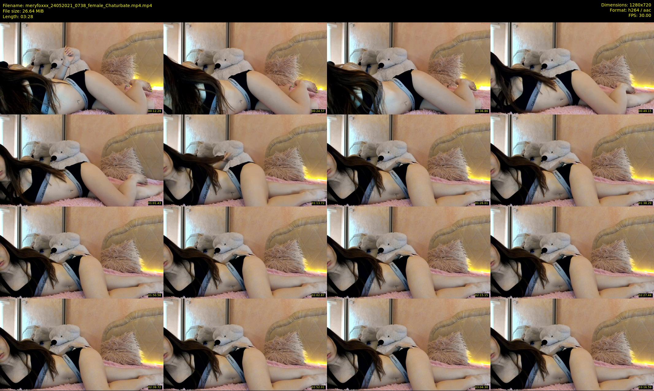 meryfoxxx — 4 minute Chaturbate female cam show recording, 720p, May 24, 2021