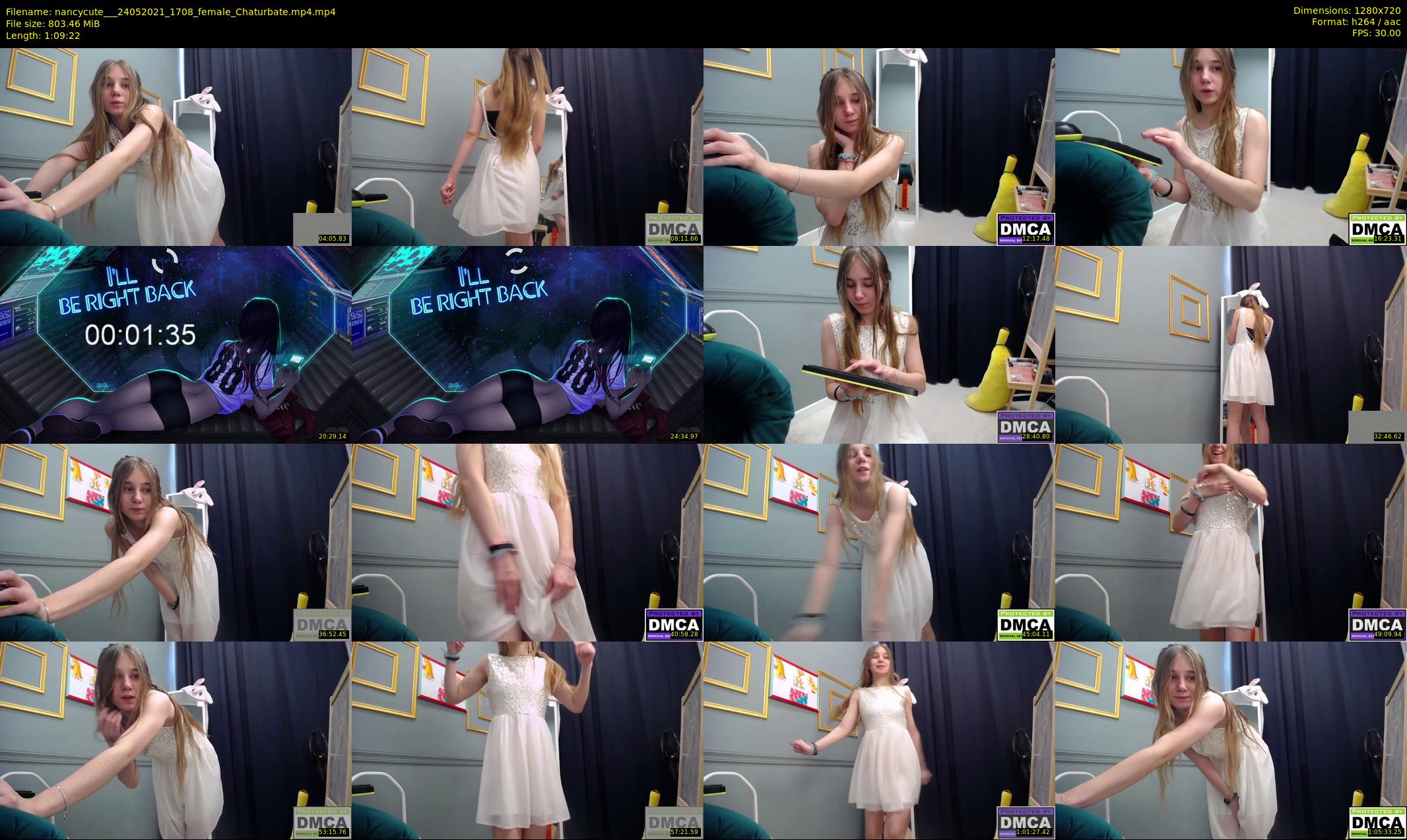 nancycute__ — 70 minute Chaturbate female cam show recording, 720p, May 24, 2021