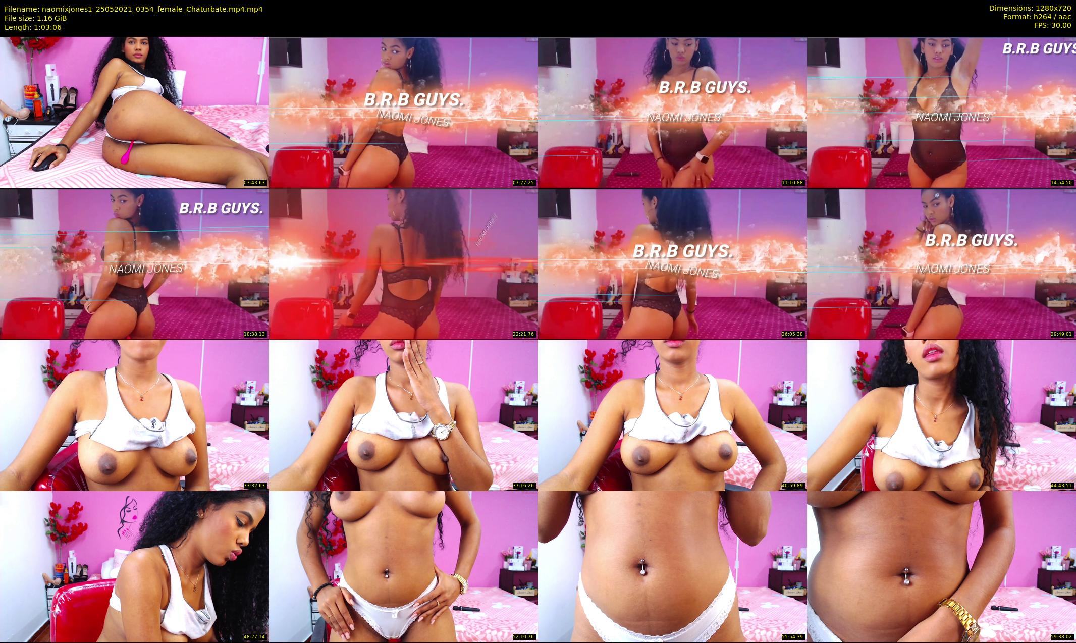 naomixjones1 — 64 minute Chaturbate female cam show recording, 720p, May 25, 2021