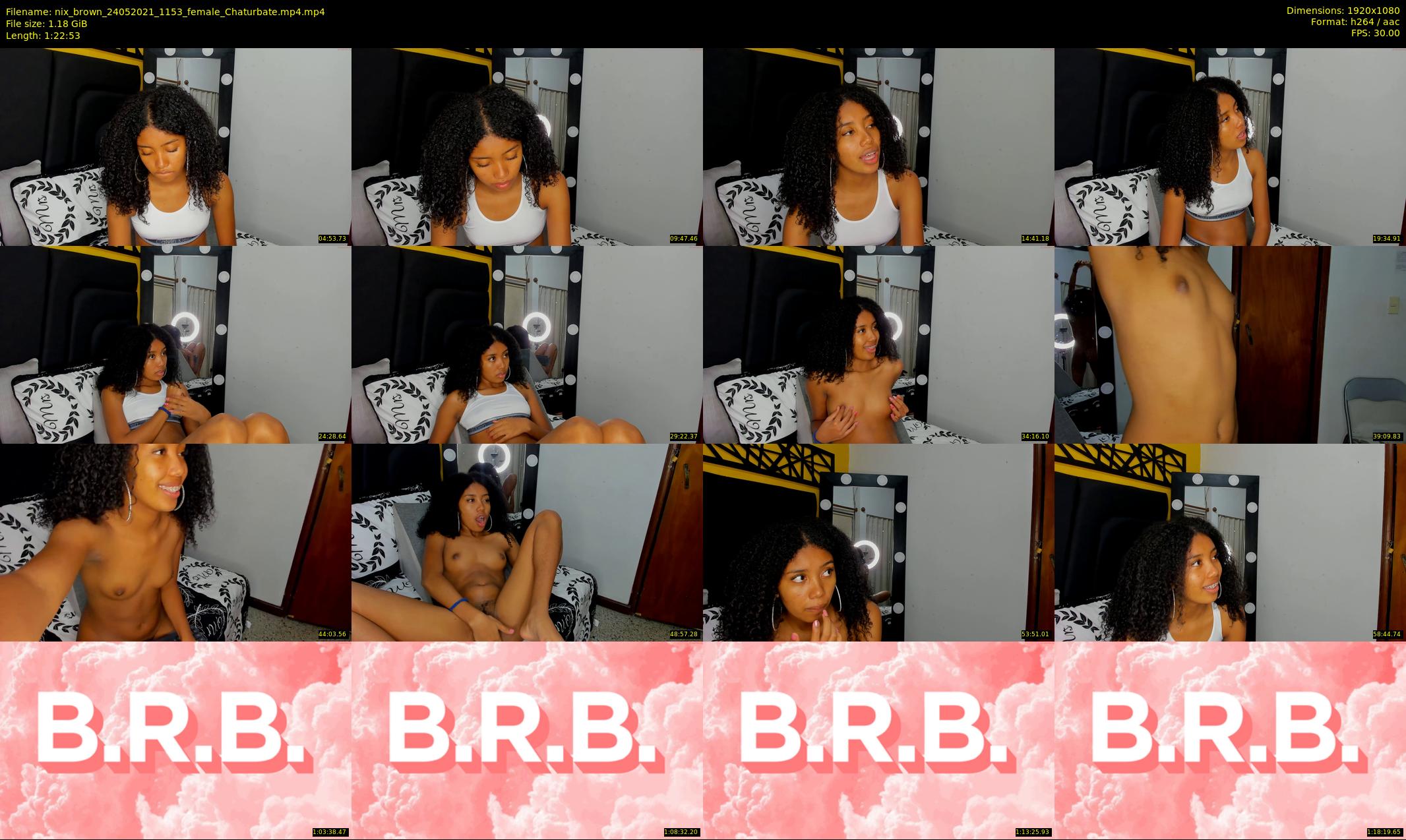 nix_brown — 83 minute Chaturbate female cam show recording, 1080p, May 24, 2021