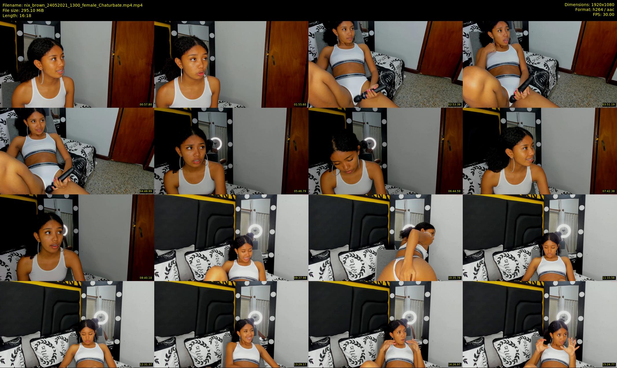 nix_brown — 17 minute Chaturbate female cam show recording, 1080p, May 24, 2021
