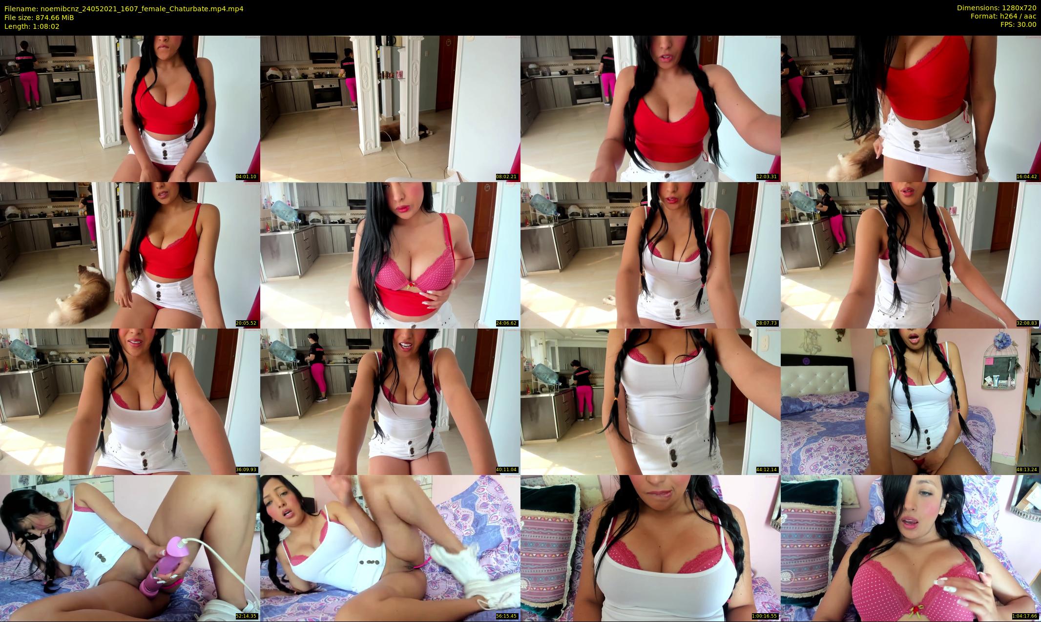 noemibcnz — 69 minute Chaturbate couple cam show recording, 720p, May 24, 2021