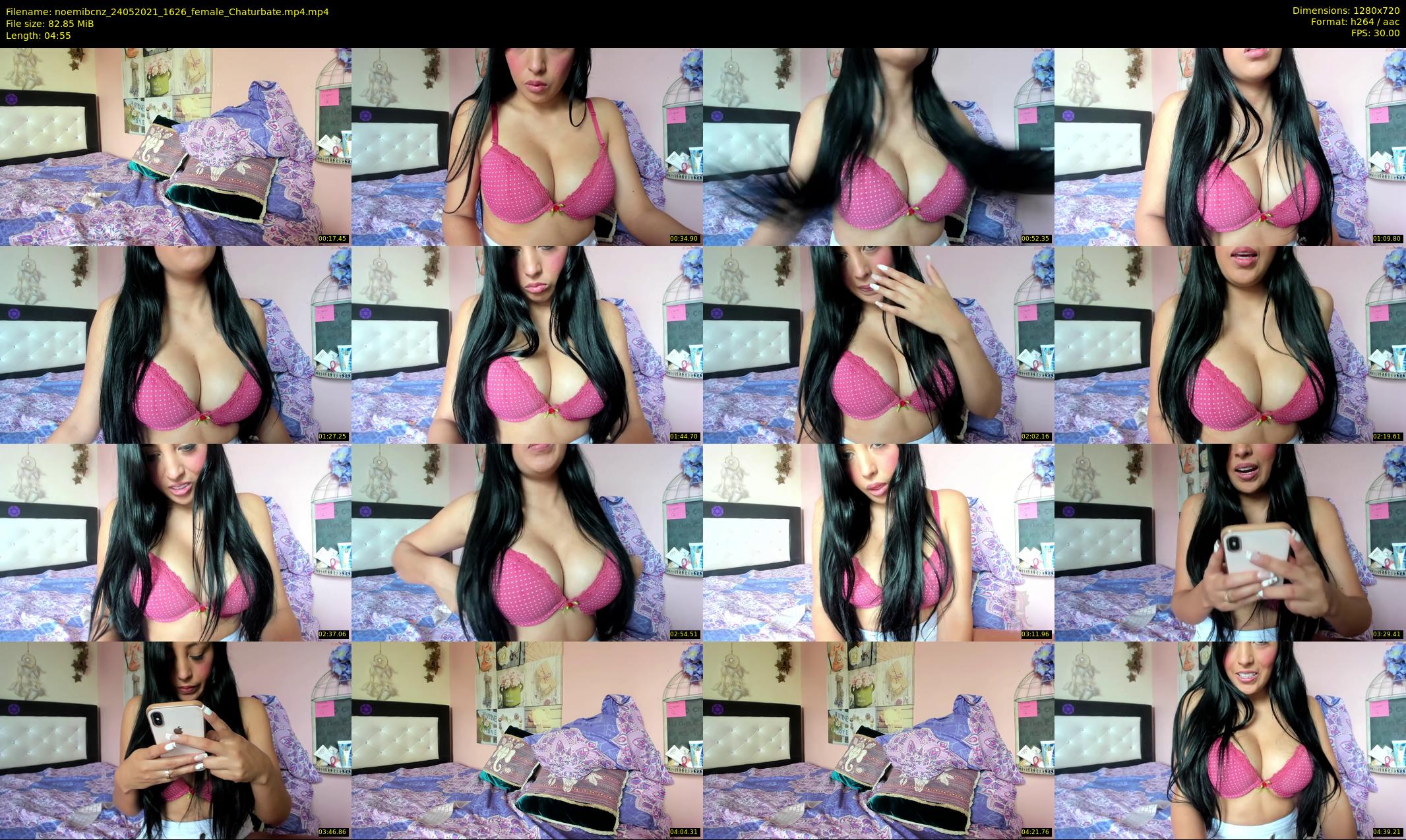 noemibcnz — 5 minute Chaturbate couple cam show recording, 720p, May 24, 2021