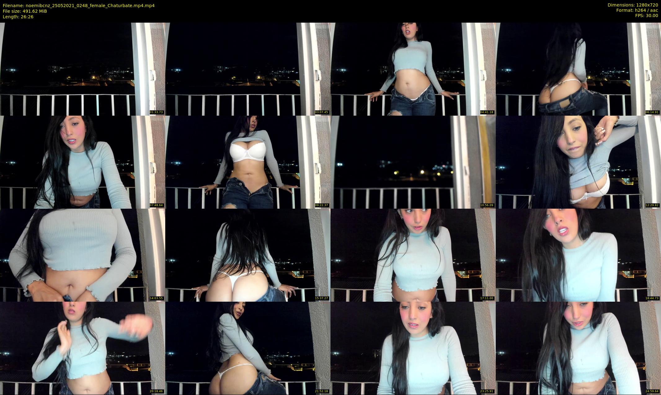 noemibcnz — 27 minute Chaturbate couple cam show recording, 720p, May 25, 2021