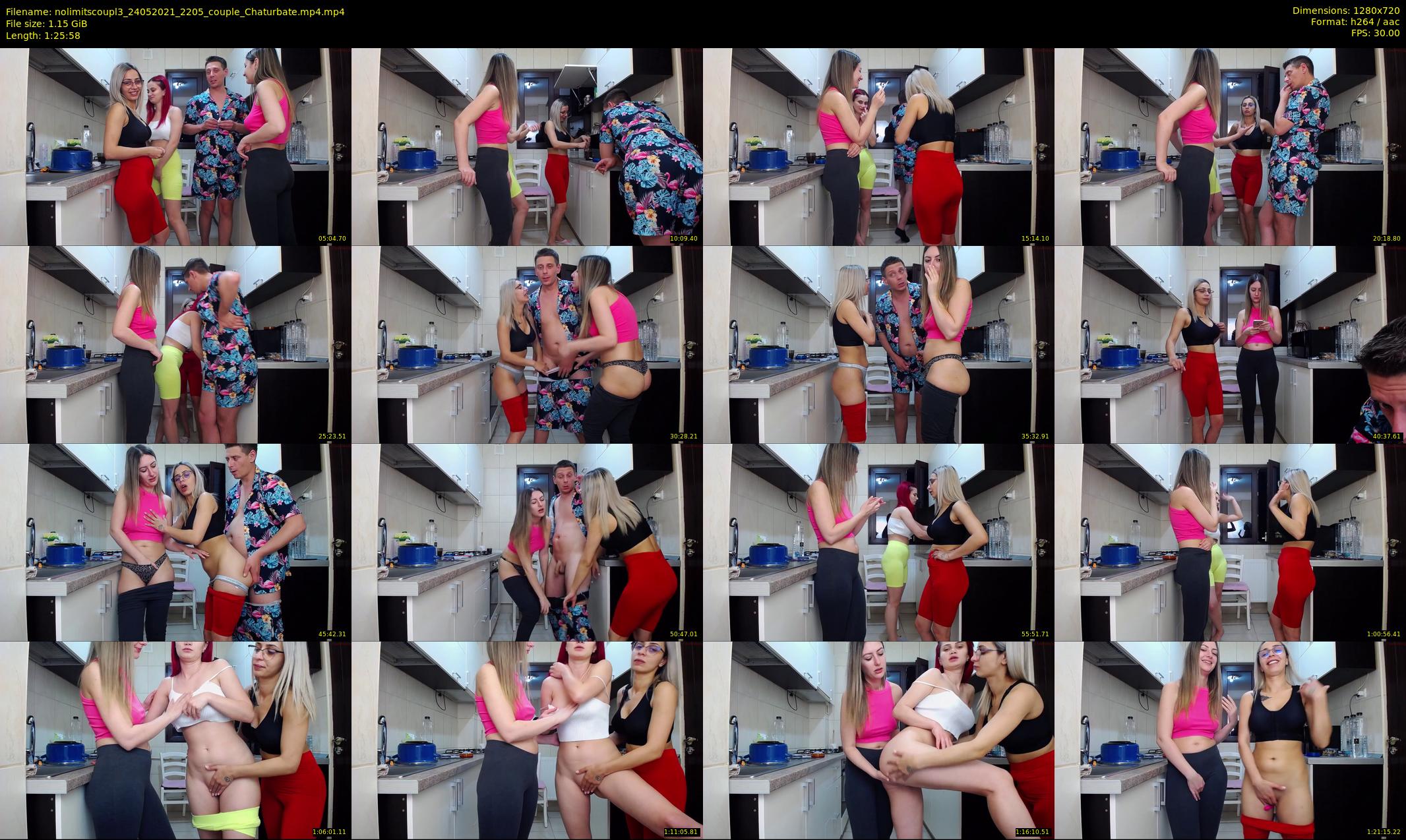 nolimitscoupl3 — 86 minute Chaturbate couple cam show recording, 720p, May 24, 2021