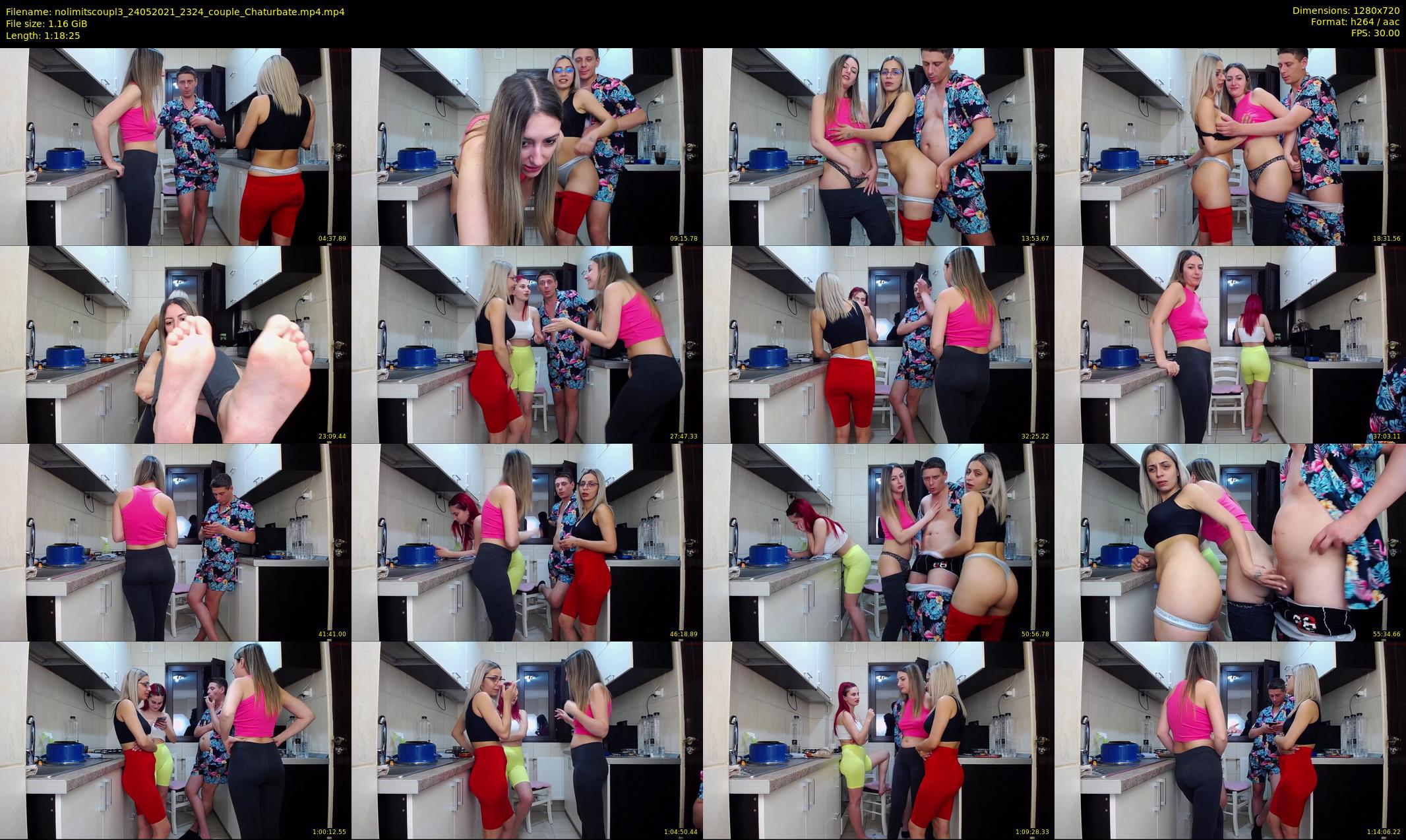 nolimitscoupl3 — 79 minute Chaturbate couple cam show recording, 720p, May 24, 2021