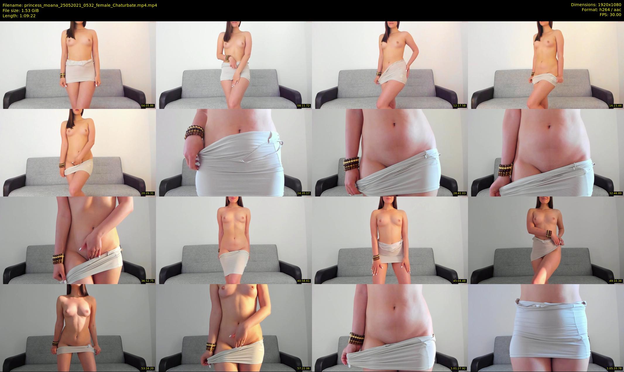 princess_moana — 70 minute Chaturbate female cam show recording, 1080p, May 25, 2021