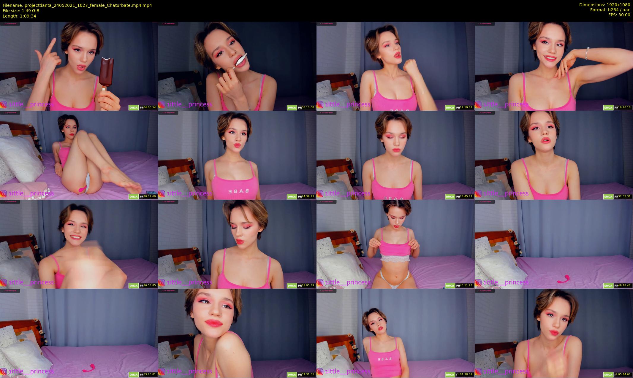 projectdanta — 70 minute Chaturbate female cam show recording, 1080p, May 24, 2021