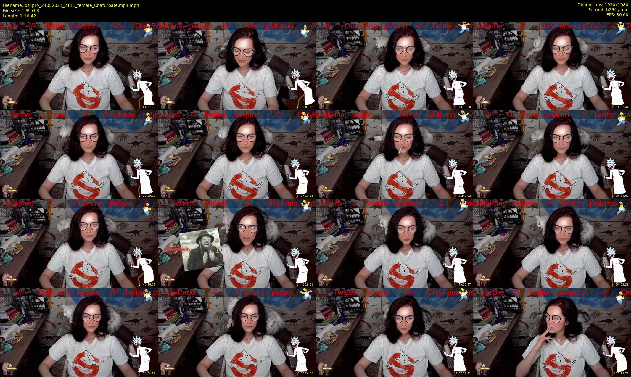 ps4pro — 77 minute Chaturbate female cam show recording, 1080p, May 24, 2021
