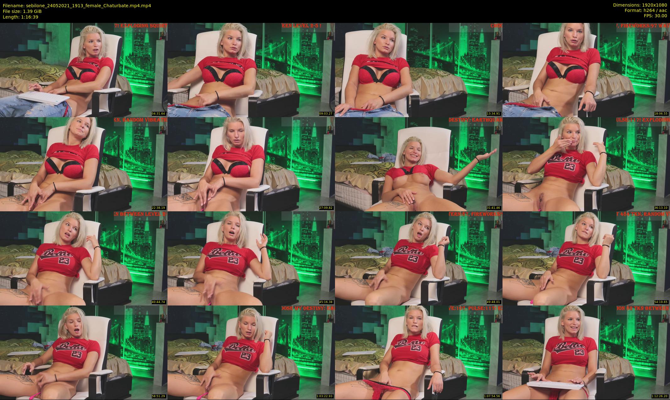 sebilone — 77 minute Chaturbate couple cam show recording, 1080p, May 24, 2021