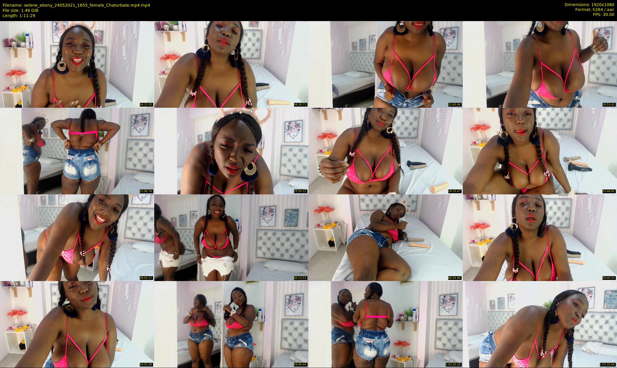 selene_ebony — 72 minute Chaturbate female cam show recording, 1080p, May 24, 2021