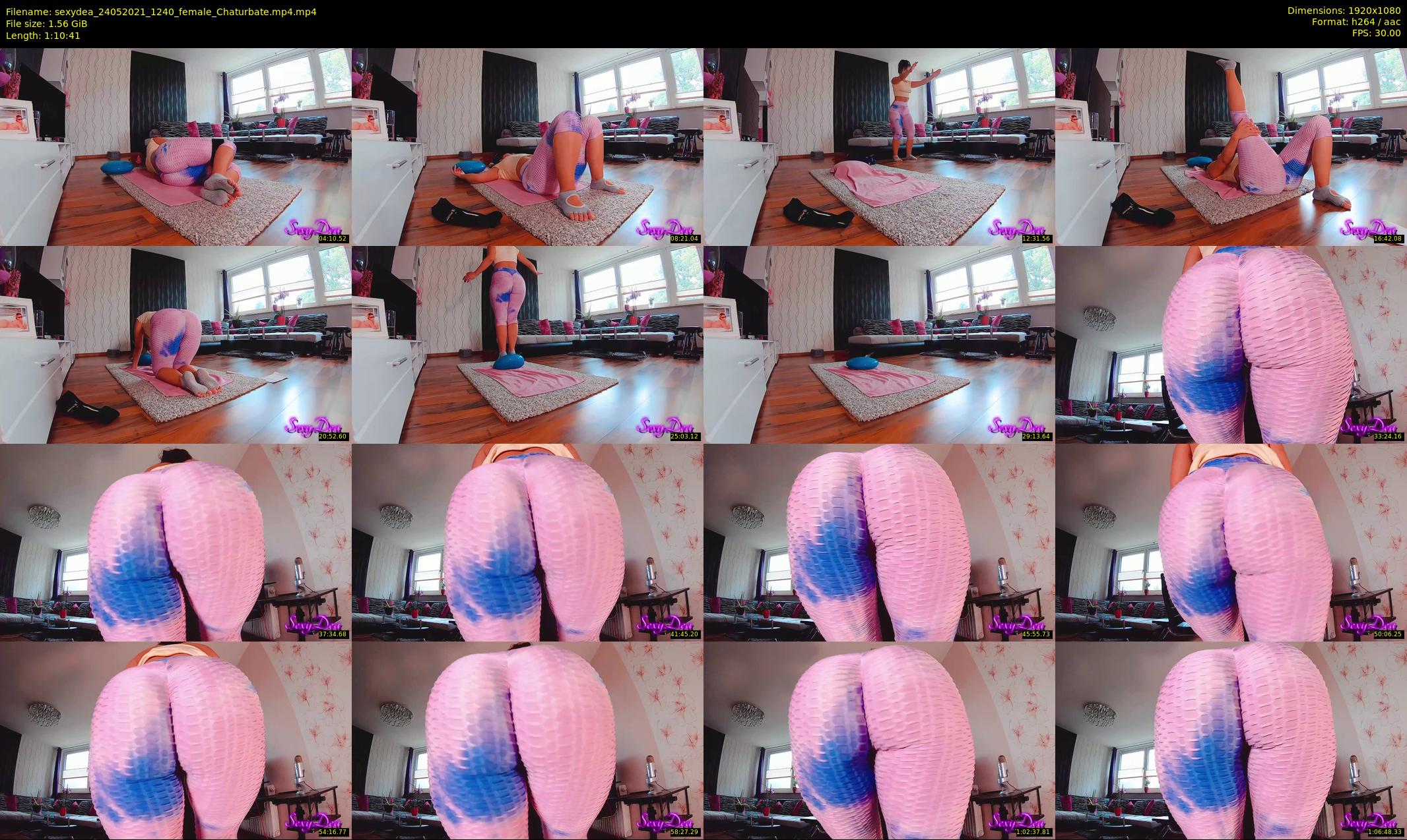 sexydea — 71 minute Chaturbate female cam show recording, 1080p, May 24, 2021