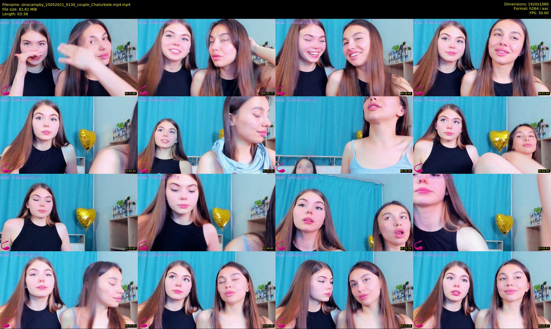 sinacampby — 4 minute Chaturbate couple cam show recording, 1080p, May 25, 2021