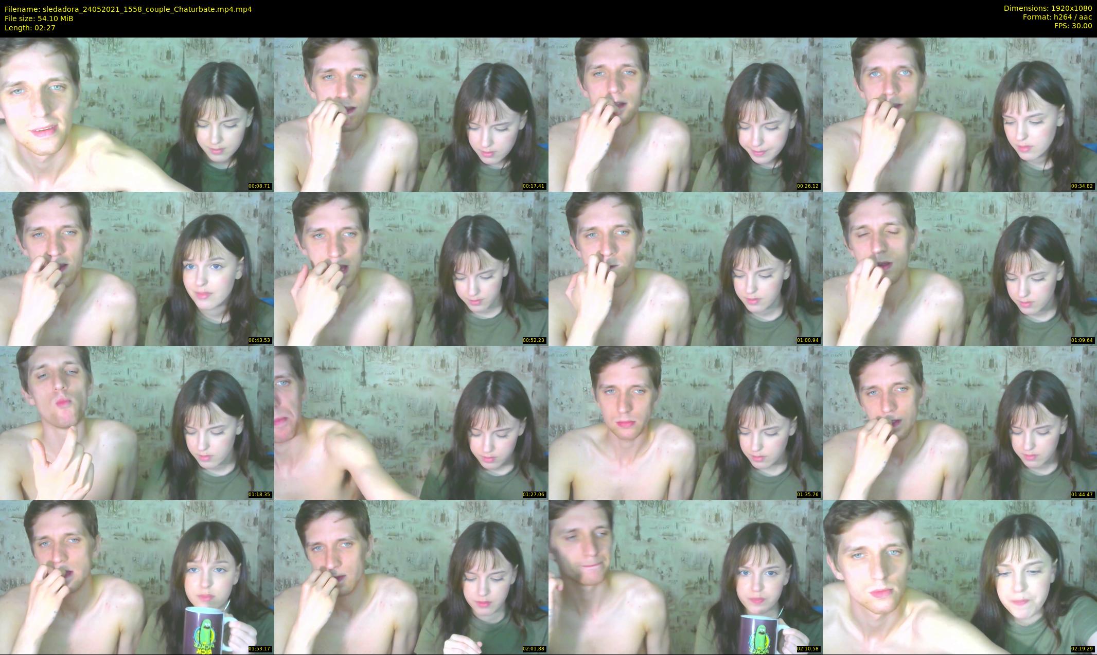 sledadora — 3 minute Chaturbate couple cam show recording, 1080p, May 24, 2021