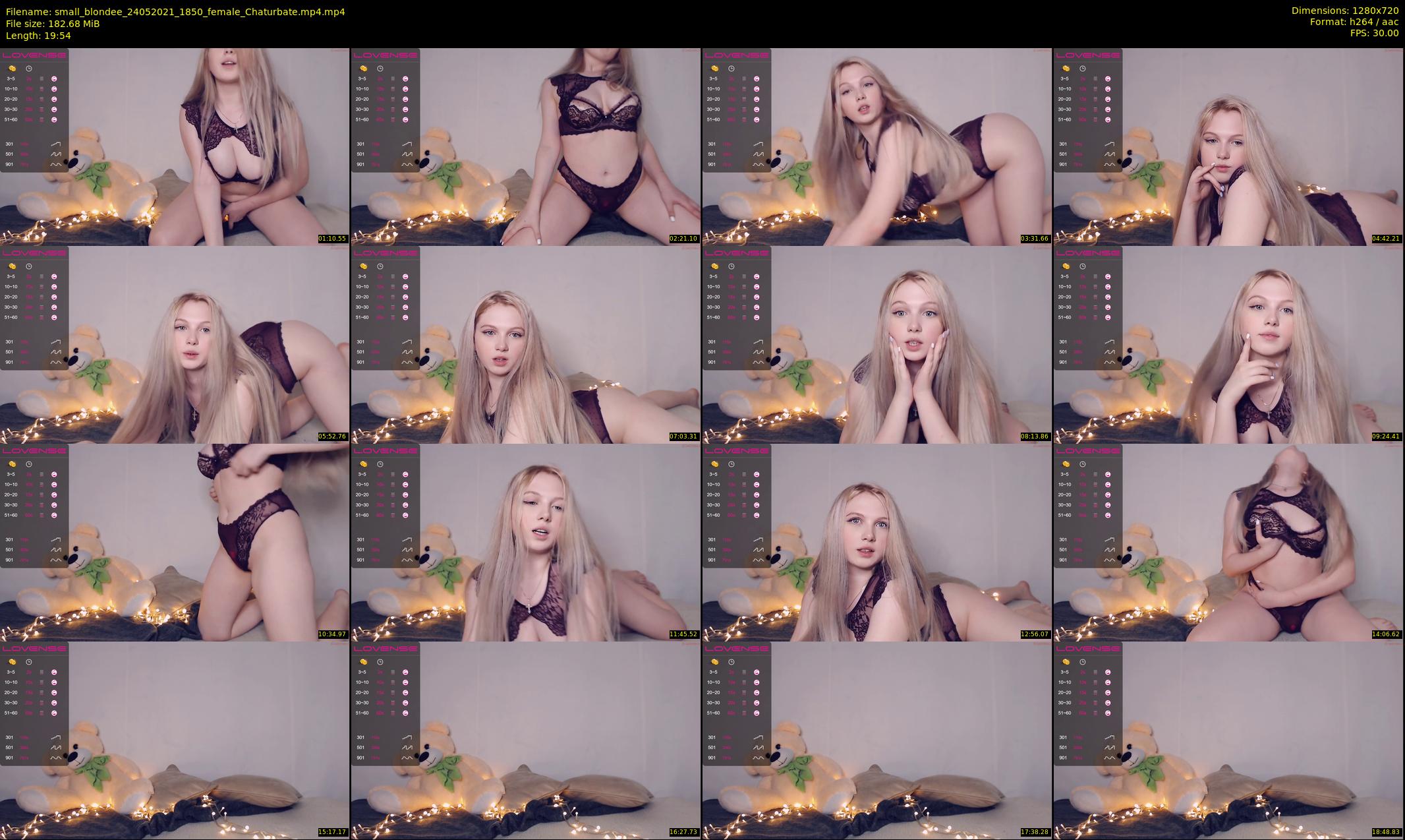 small_blondee — 20 minute Chaturbate female cam show recording, 720p, May 24, 2021