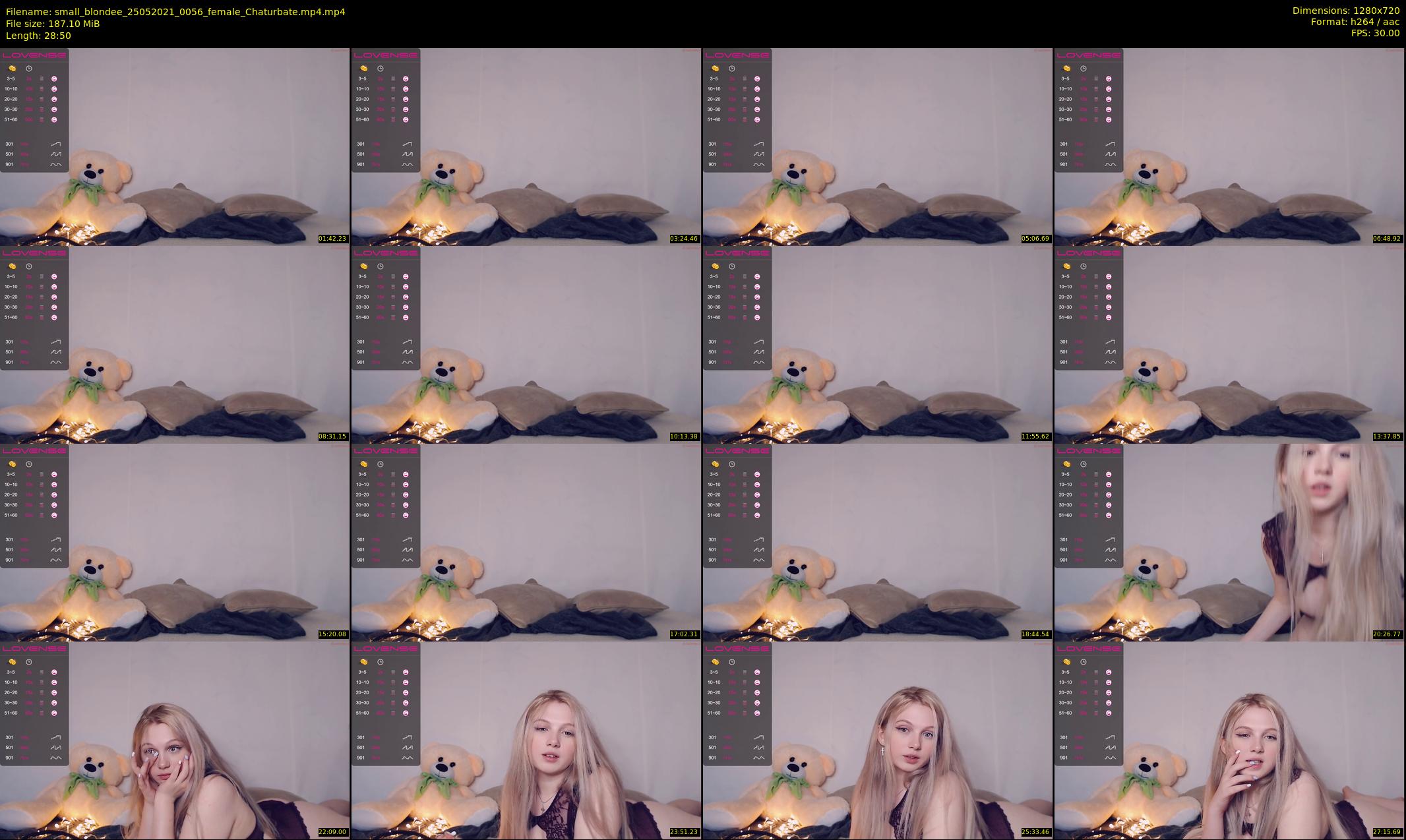small_blondee — 29 minute Chaturbate female cam show recording, 720p, May 25, 2021