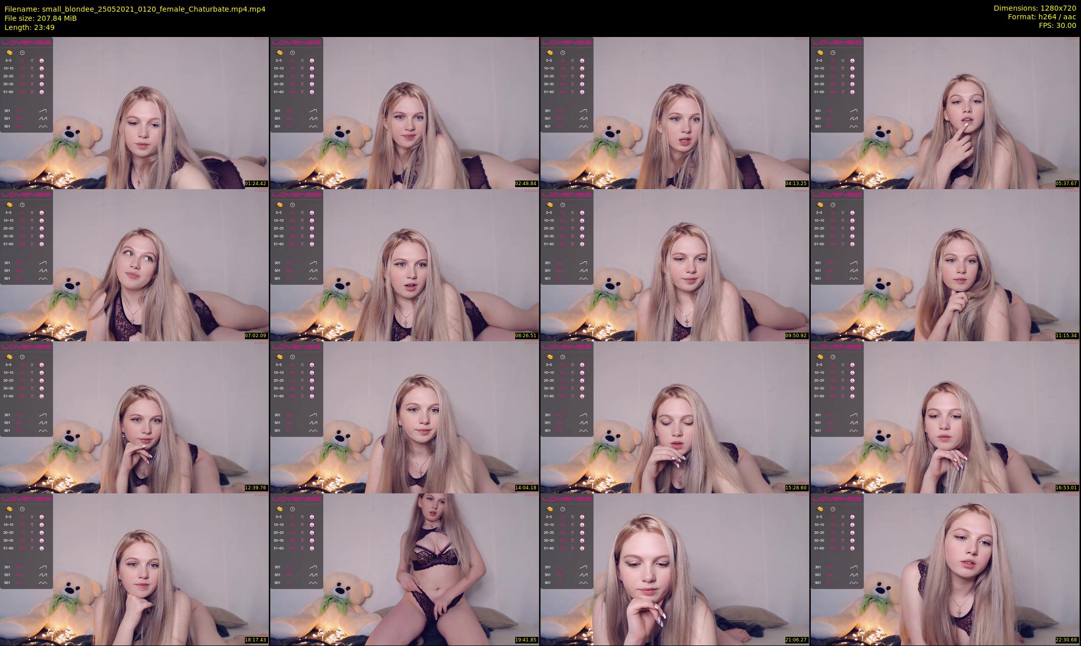 small_blondee — 24 minute Chaturbate female cam show recording, 720p, May 25, 2021