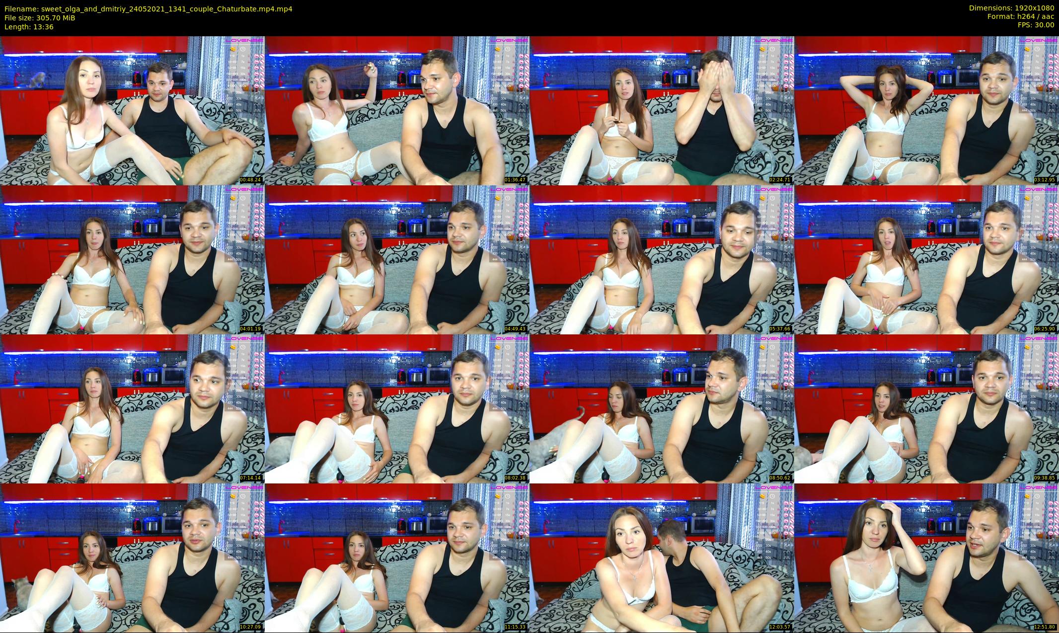 sweet_olga_and_dmitriy — 14 minute Chaturbate couple cam show recording, 1080p, May 24, 2021
