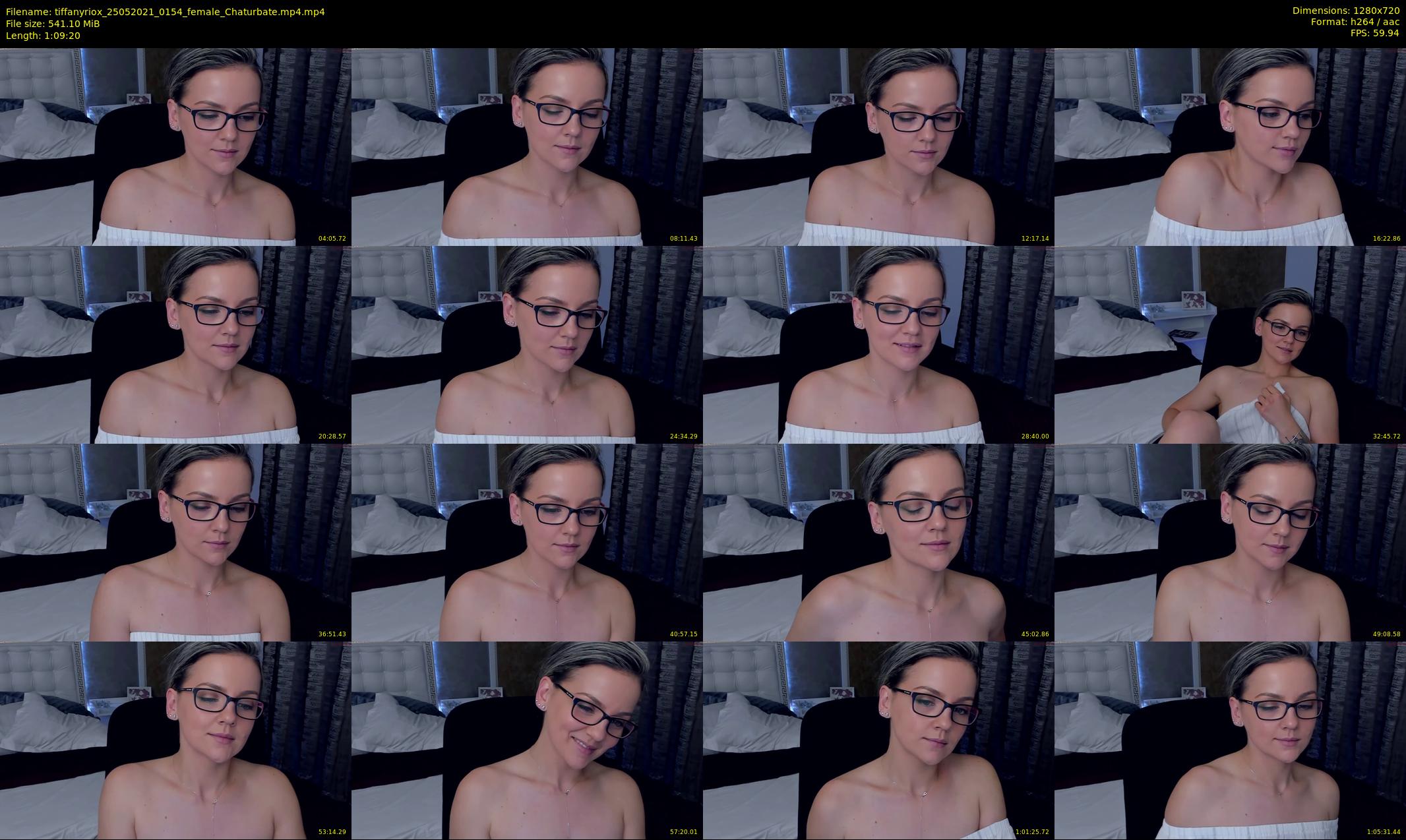 tiffanyriox — 70 minute Chaturbate female cam show recording, 720p, May 25, 2021