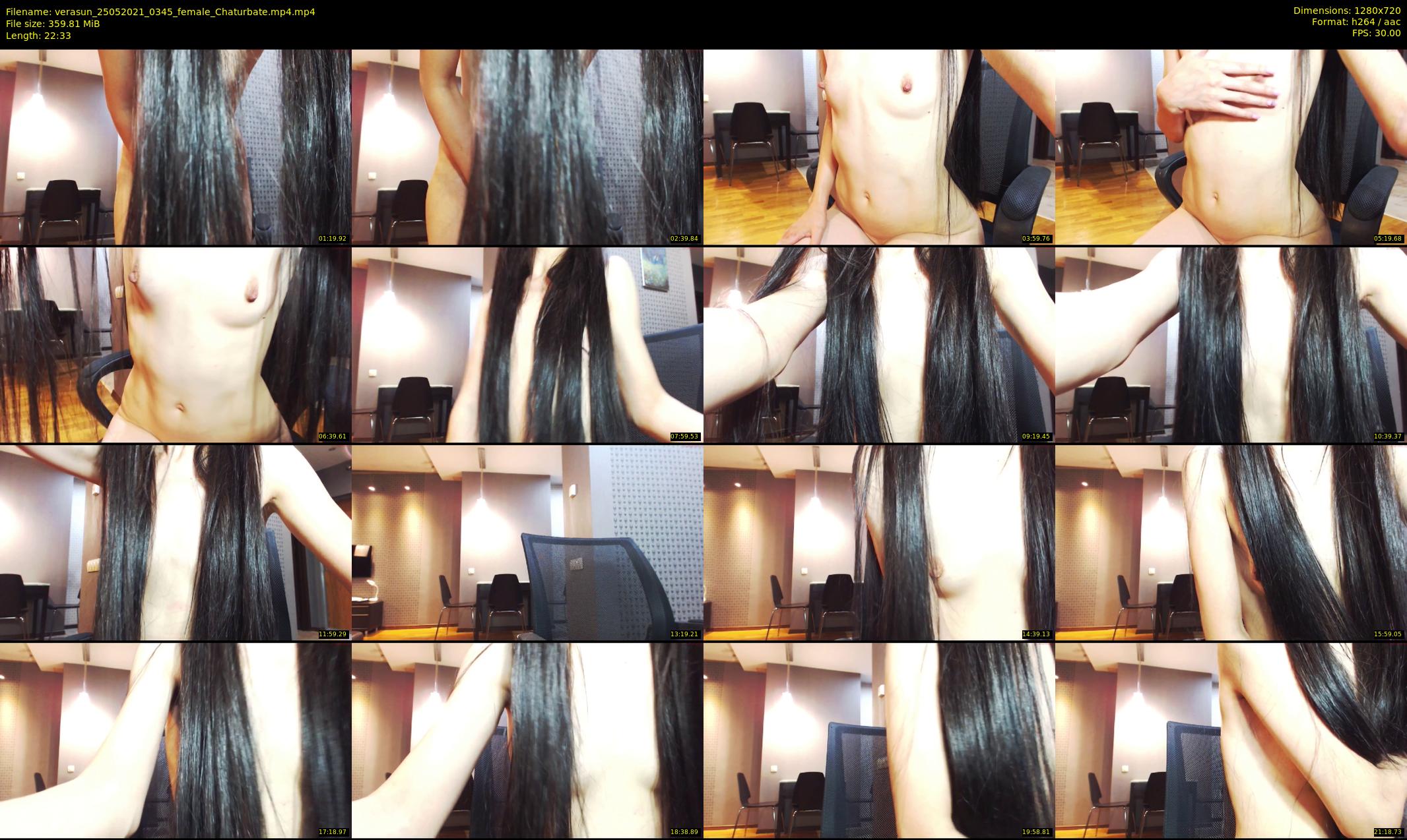 verasun — 23 minute Chaturbate female cam show recording, 720p, May 25, 2021