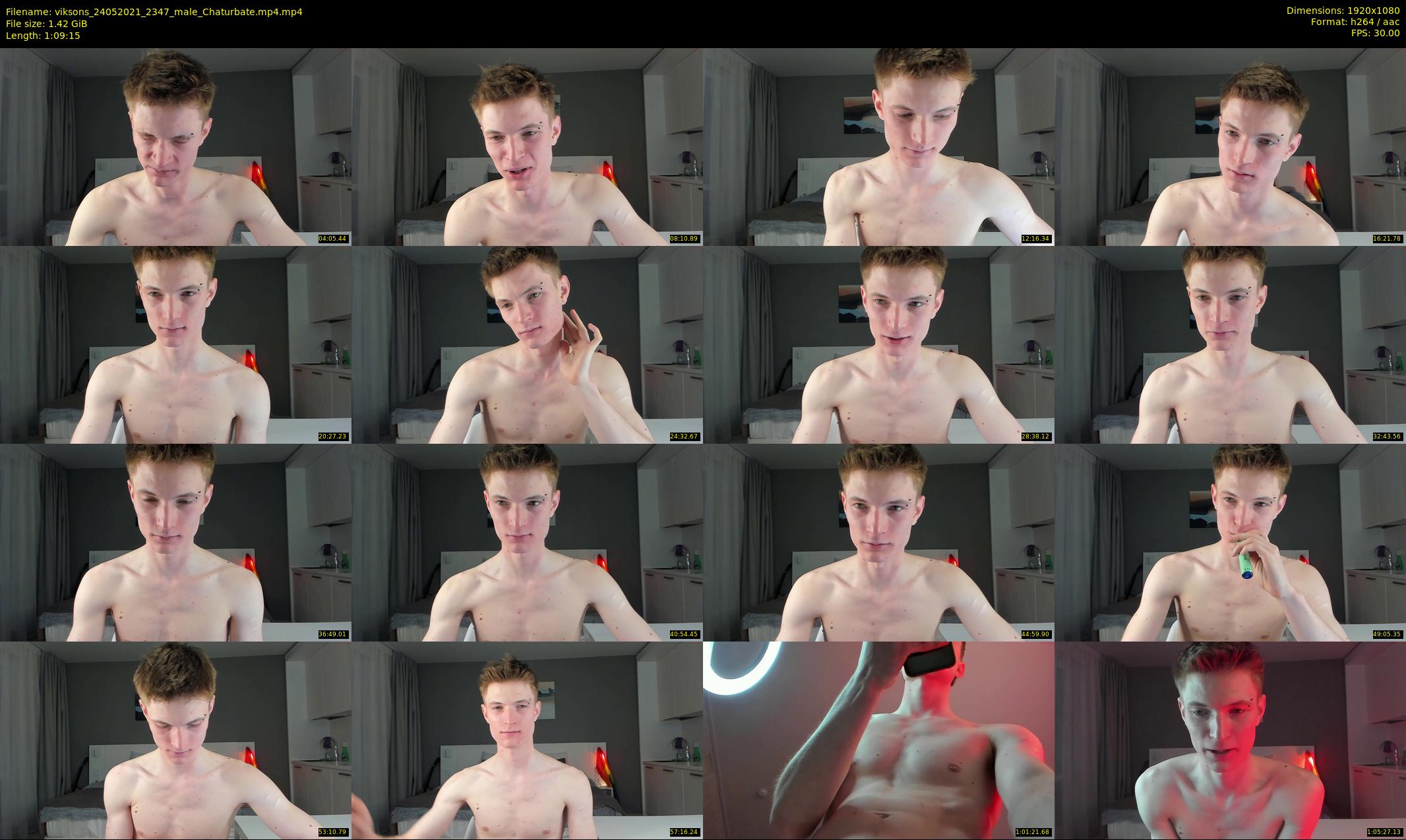 viksons — 70 minute Chaturbate male cam show recording, 1080p, May 24, 2021