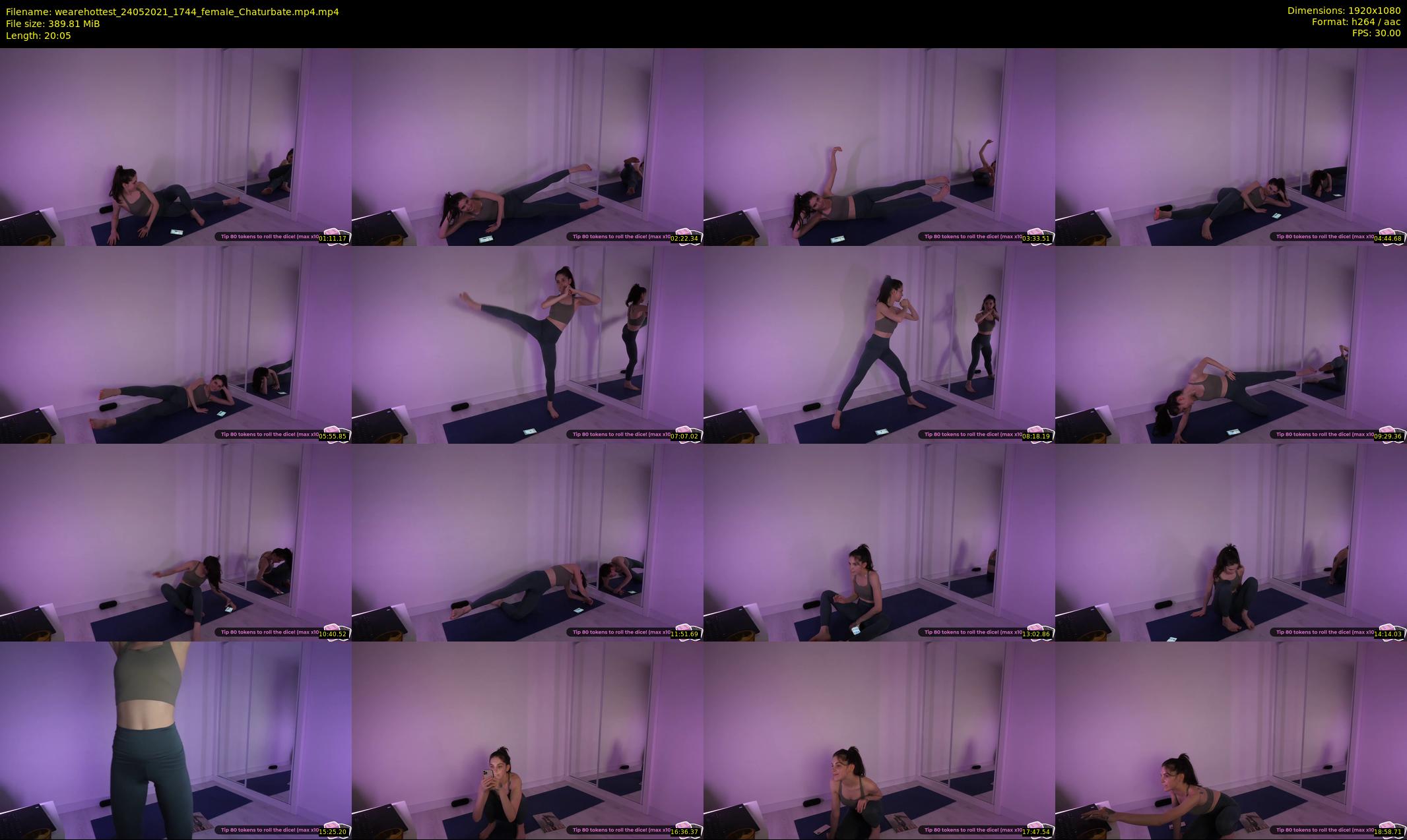 wearehottest — 21 minute Chaturbate couple cam show recording, 1080p, May 24, 2021