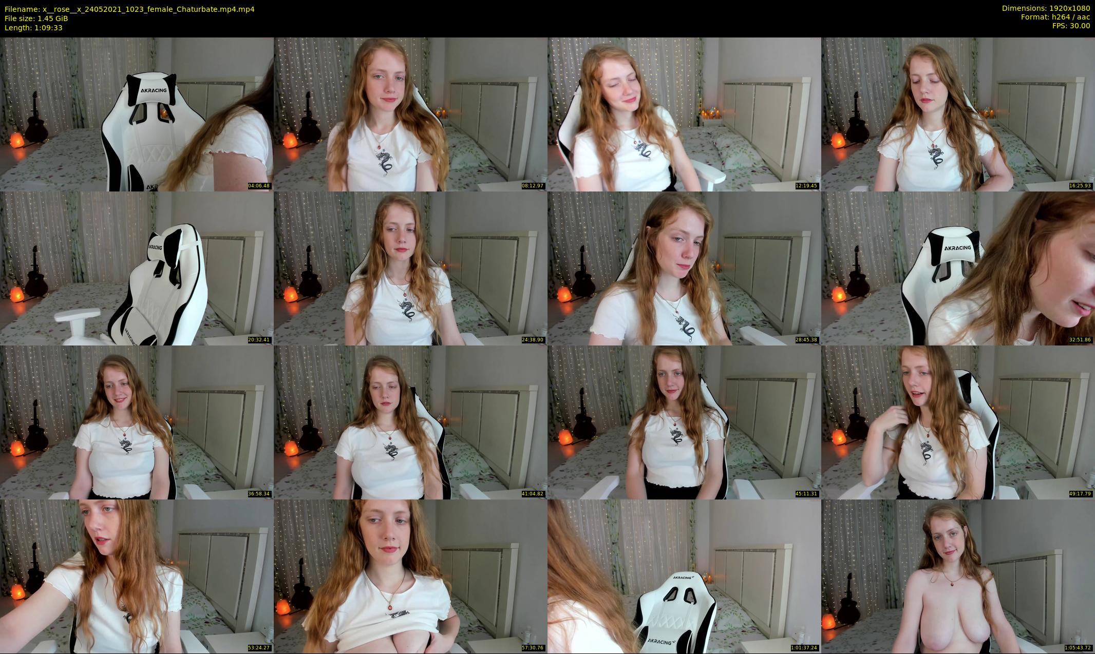 x__rose__x — 70 minute Chaturbate female cam show recording, 1080p, May 24, 2021