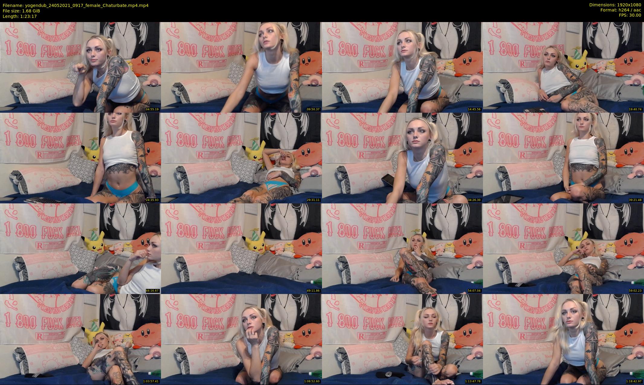 yogendub — 84 minute Chaturbate female cam show recording, 1080p, May 24, 2021