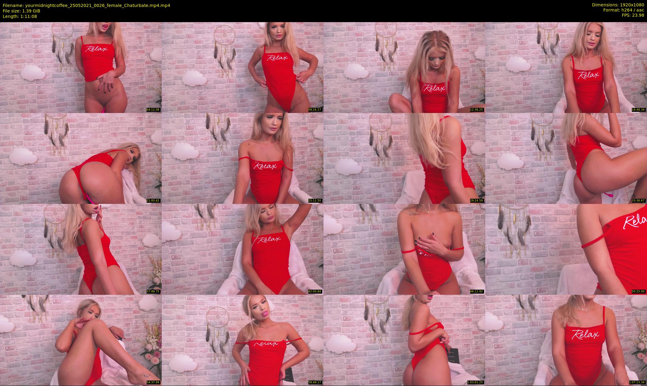 yourmidnightcoffee — 72 minute Chaturbate female cam show recording, 1080p, May 25, 2021